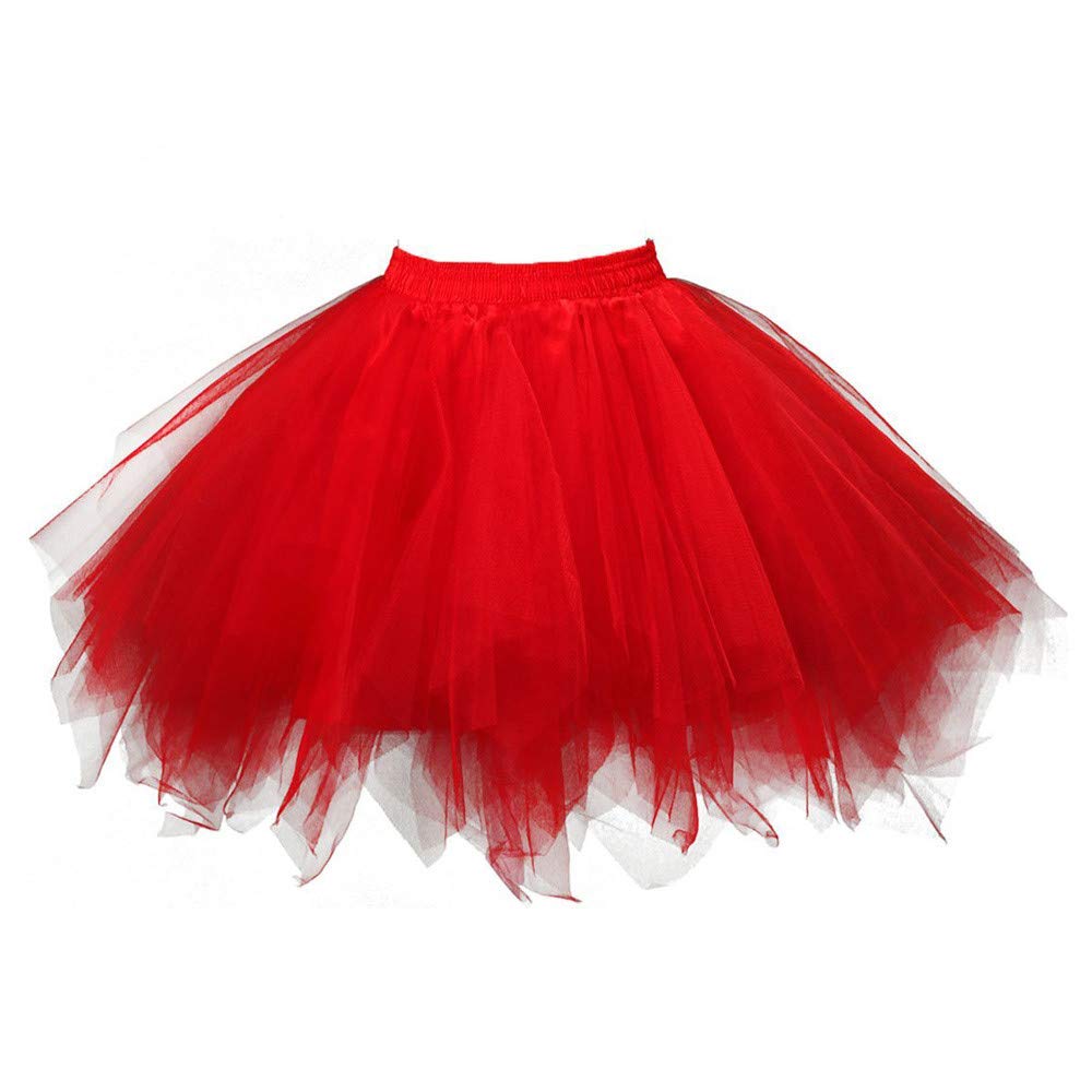 Women's Ballet Tutu Skirt - Layered Tulle Petticoat for Dance, Performance & Costume | Elegant Bubble Mini Skirt for Ballet, Recital, Halloween & Photo Shoots