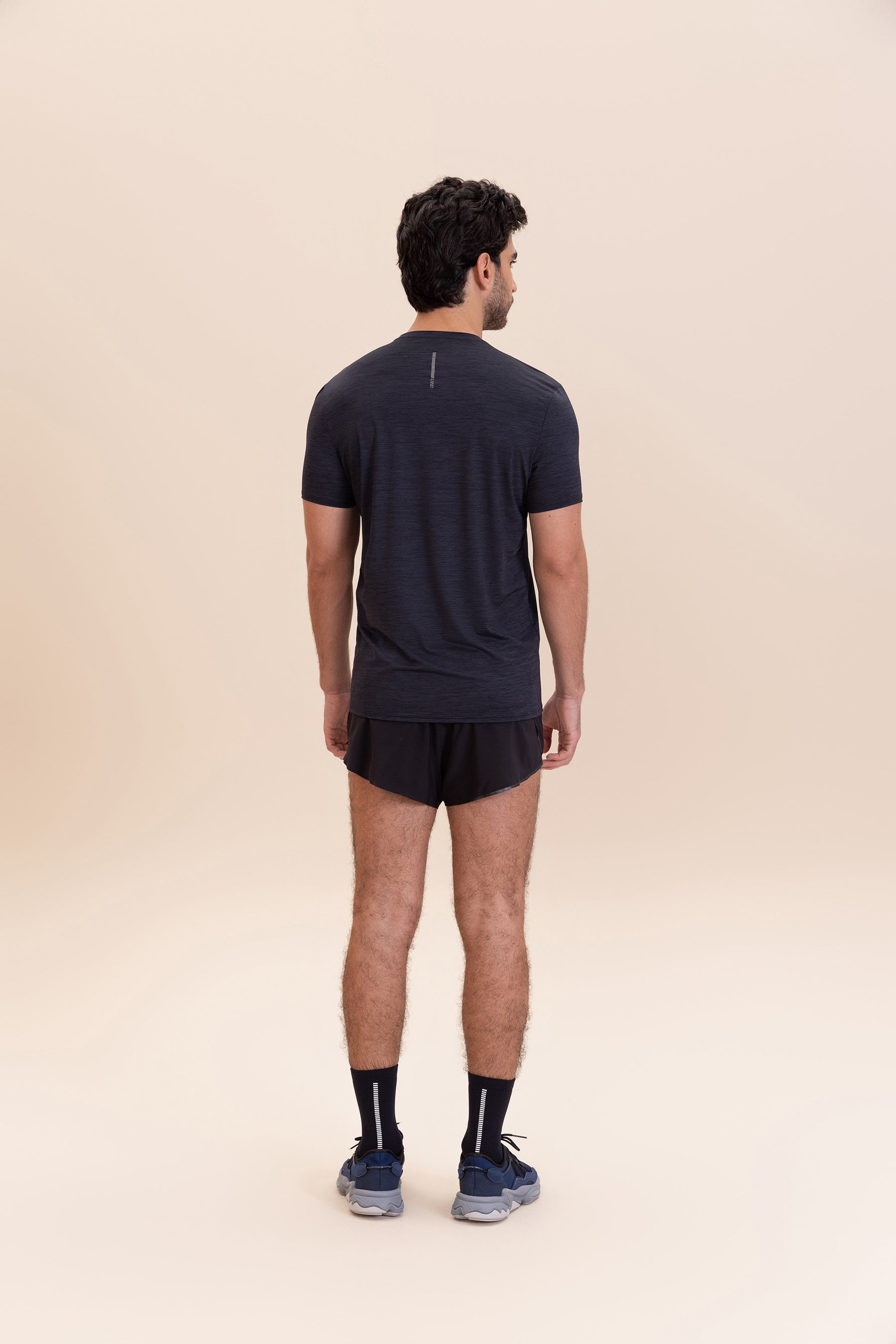Comfy Reflex Back Men's T-Shirt - Breathable Cotton Casual Tee for Gym, Workout & Everyday Wear | Trendy Streetwear for Men