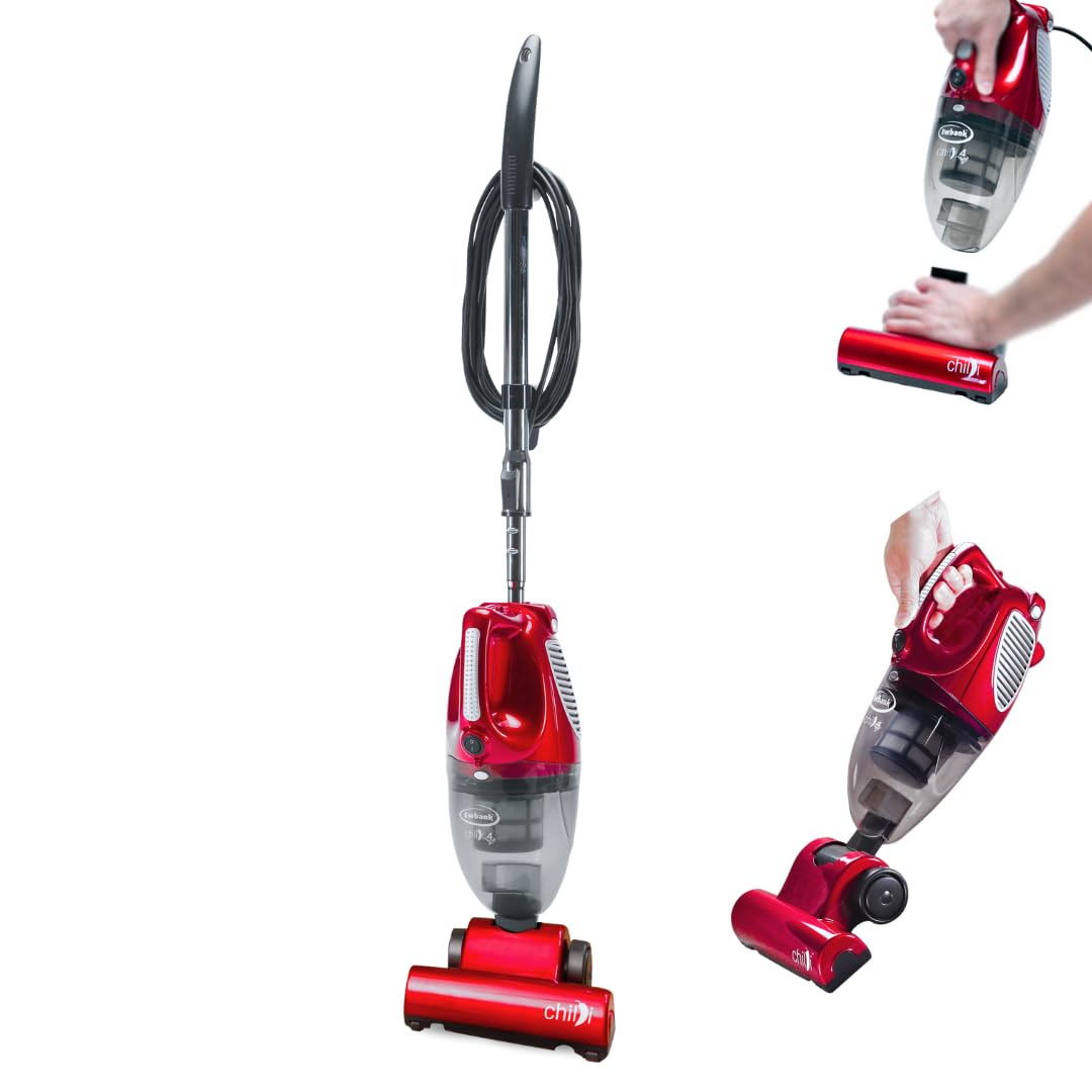 Ewbank Chilli 4 Powerful 1000W Vacuum Cleaner - Upright & Handheld Combo with 22ft Cord - Lightweight Compact Design for Home & Car Cleaning