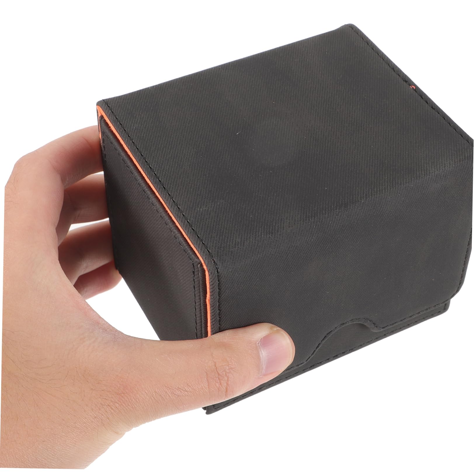 Premium PU Leather Gaming Card Storage Box - Organize & Protect MTG, Pokemon, Yu-Gi-Oh Cards - Compact Desktop Card Holder for Home & Office Use
