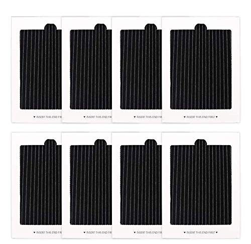 8-Pack PureAir Carbon Refrigerator Air Filters - Compatible with Frigidaire & Electrolux EAFCBF Models - Odor & Contaminant Removal for Fresh Fridge Air - Perfect for Kitchen, Home & Office Refrigerators