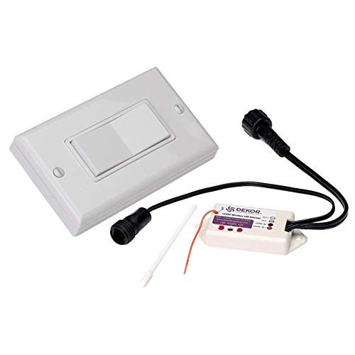Smart WiFi Dimmer Switch Kit - Wireless Light Control with Remote & Wall Switch for Home, Bedroom, Living Room, Office - Compatible with Alexa & Google Assistant