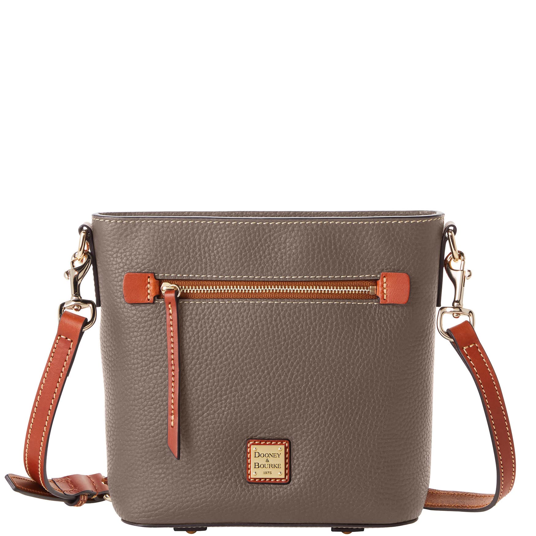 Dooney & Bourke Pebble Grain Small Zip Crossbody Shoulder Bag for Women - Stylish Leather Purse for Everyday Use, Travel & Shopping