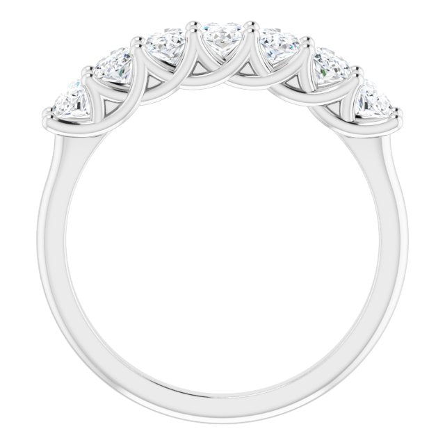 1.47 Carat Oval Cut Diamond Wedding Band - Trellis Style Engagement Ring for Women - Perfect for Bridal, Anniversary & Special Occasions