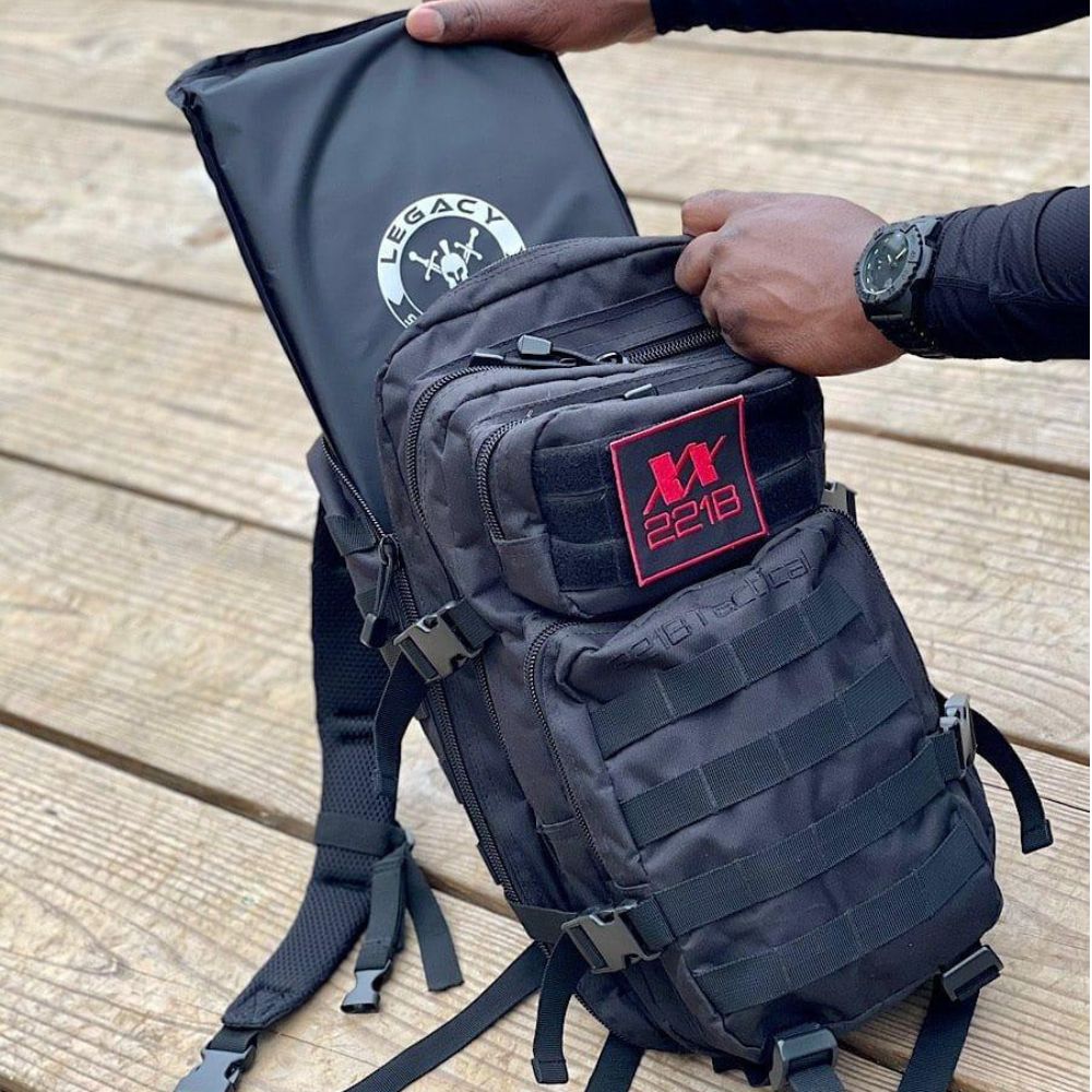 Tactical Assault Backpack with Level IIIA Armor Panel - Bulletproof Military Backpack for Outdoor Survival, Emergency Preparedness & Urban EDC