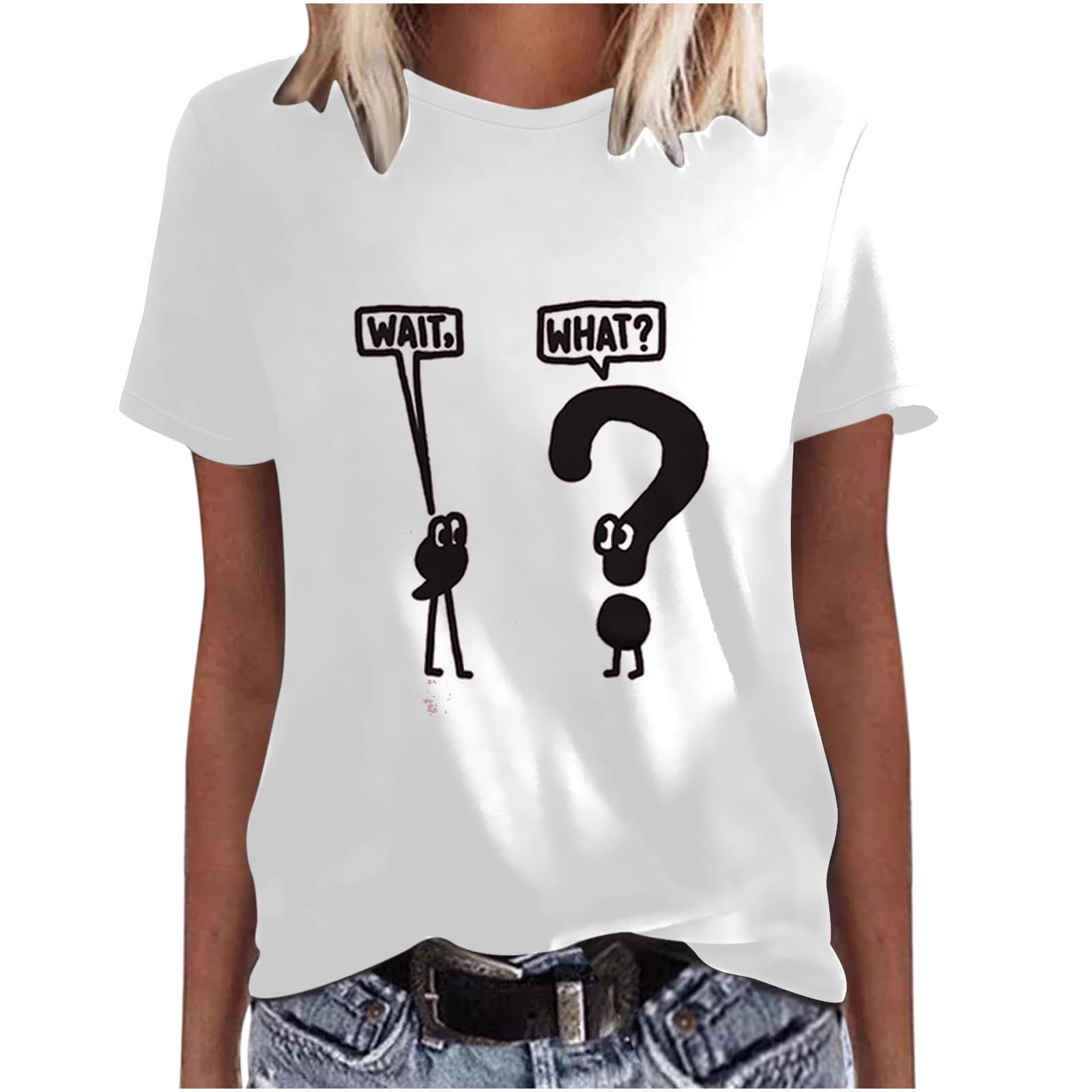 Vintage Graphic Tees for Women - Casual Loose Fit Crewneck Short Sleeve T-Shirt | Summer Going Out Tops | Perfect for Casual Wear, Street Style & Weekend Outfits