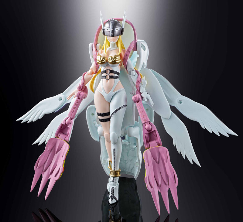 Digivolving Spirits 04 Gatomon to Angewomon Action Figure - Digimon Adventure Collectible Toy for Fans & Display