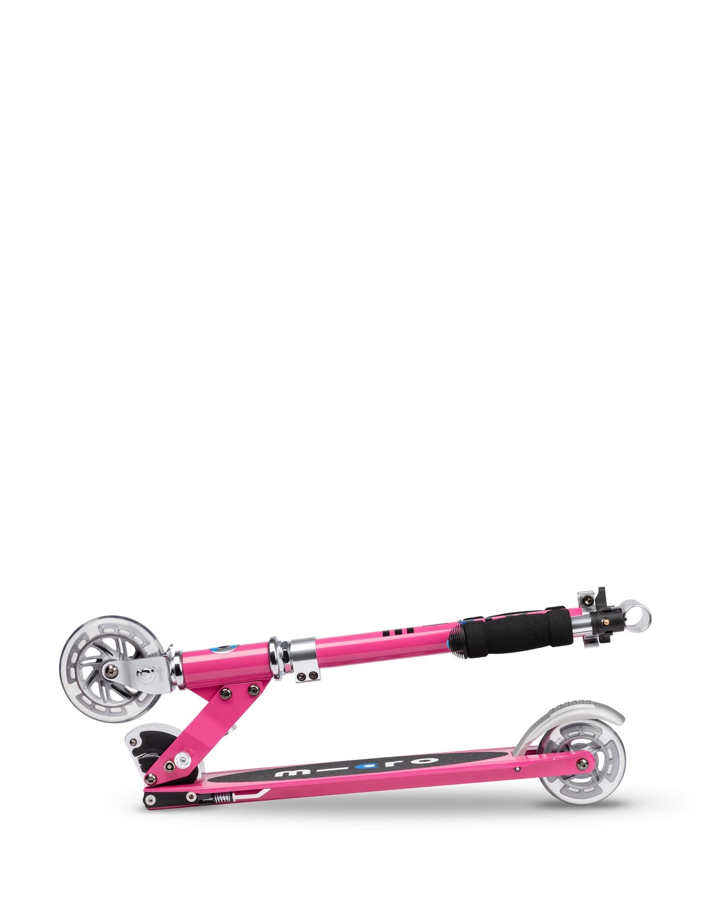 Micro Sprite Kids Scooter - Lightweight Foldable Kick Scooter for Boys & Girls Ages 5-12 | Adjustable Handlebar Height | Smooth Ride | Perfect for Commuting to School, Park Rides & Neighborhood Fun (Pink)
