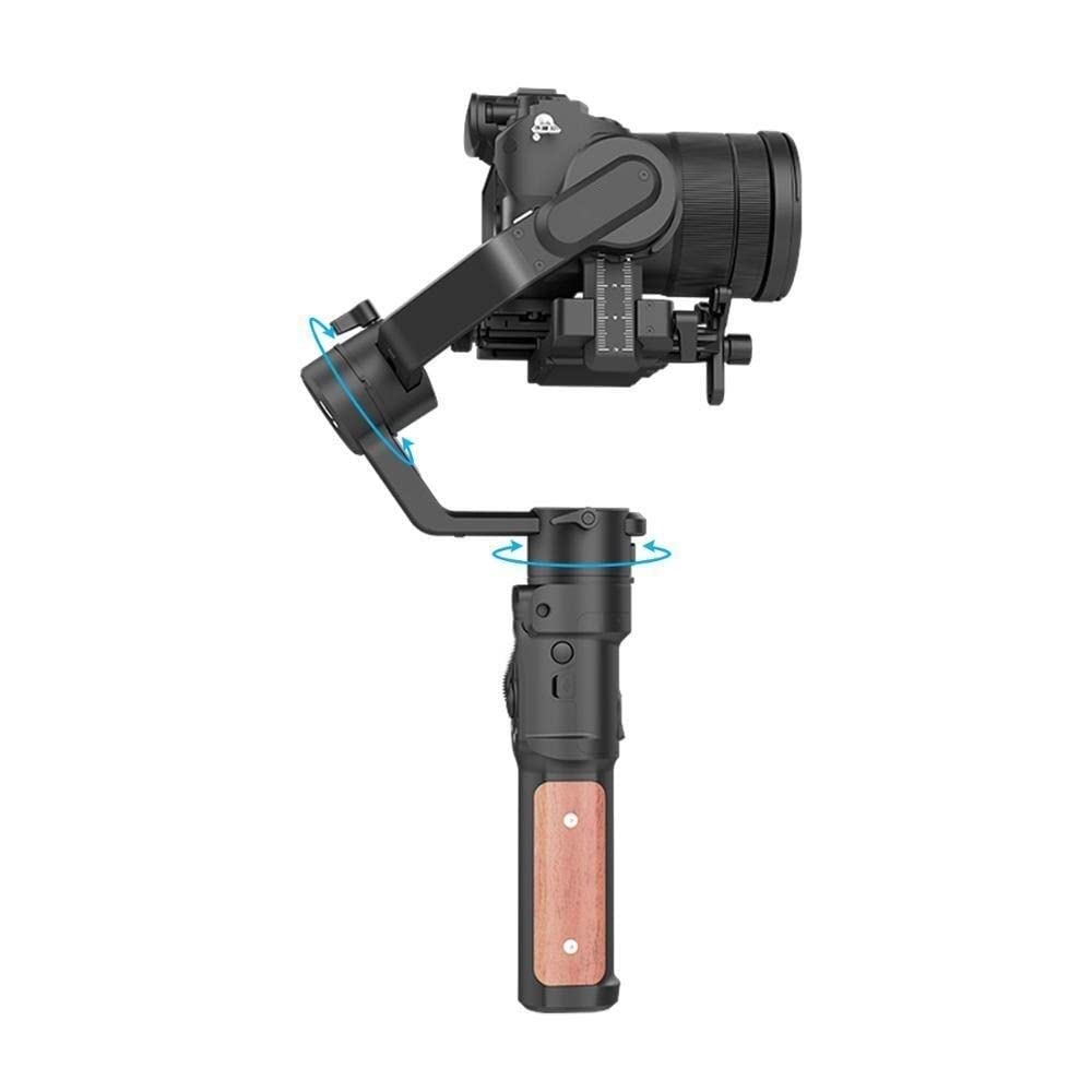 3-Axis Gimbal Stabilizer for DSLR & Action Cameras - Lightweight Handheld Camera Stabilizer for Smooth 4K Video Recording - Perfect for Vlogging, Travel Filming & Outdoor Adventures
