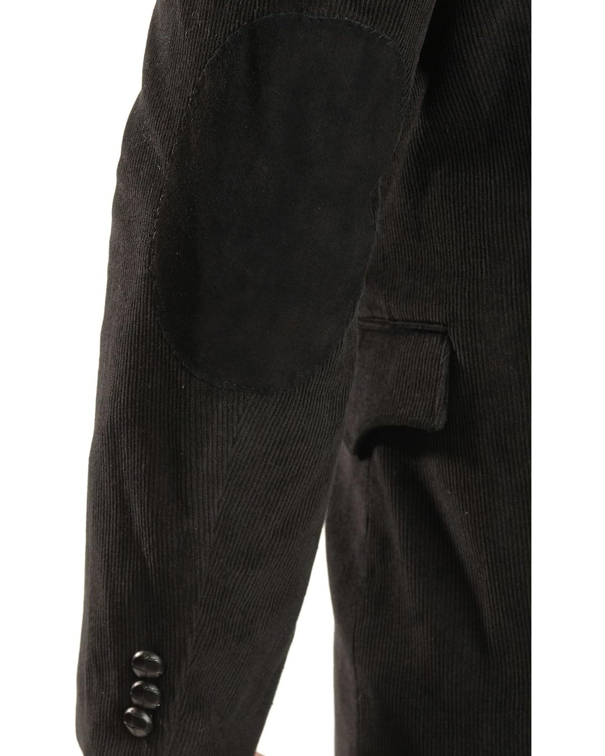 Circle S Men's Corduroy Sport Coat - Big & Tall Size 54 Long in Black | Formal & Casual Blazer for Business, Weddings & Office Wear