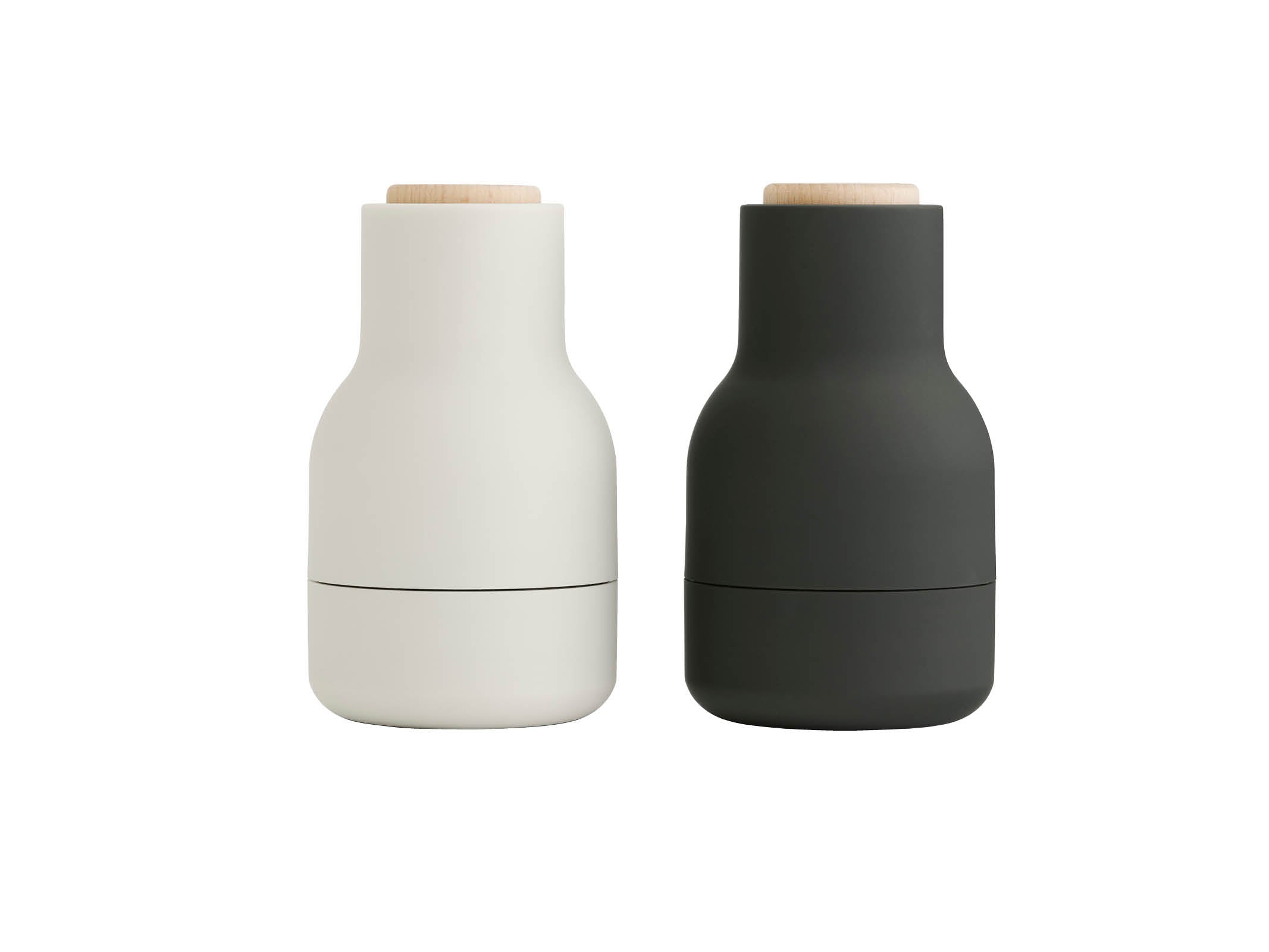 Premium Small Bottle Grinder Set of 2 - Perfect for Spices, Herbs & Salt - Ideal for Kitchen, Camping & Travel Use
