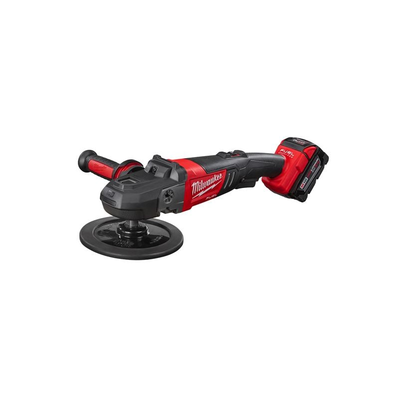 M18 FUEL 18V Lithium-Ion Brushless Cordless 7-Inch Variable Speed Polisher Kit (2738-22) - Perfect for Car Detailing, Boat Polishing & Surface Restoration