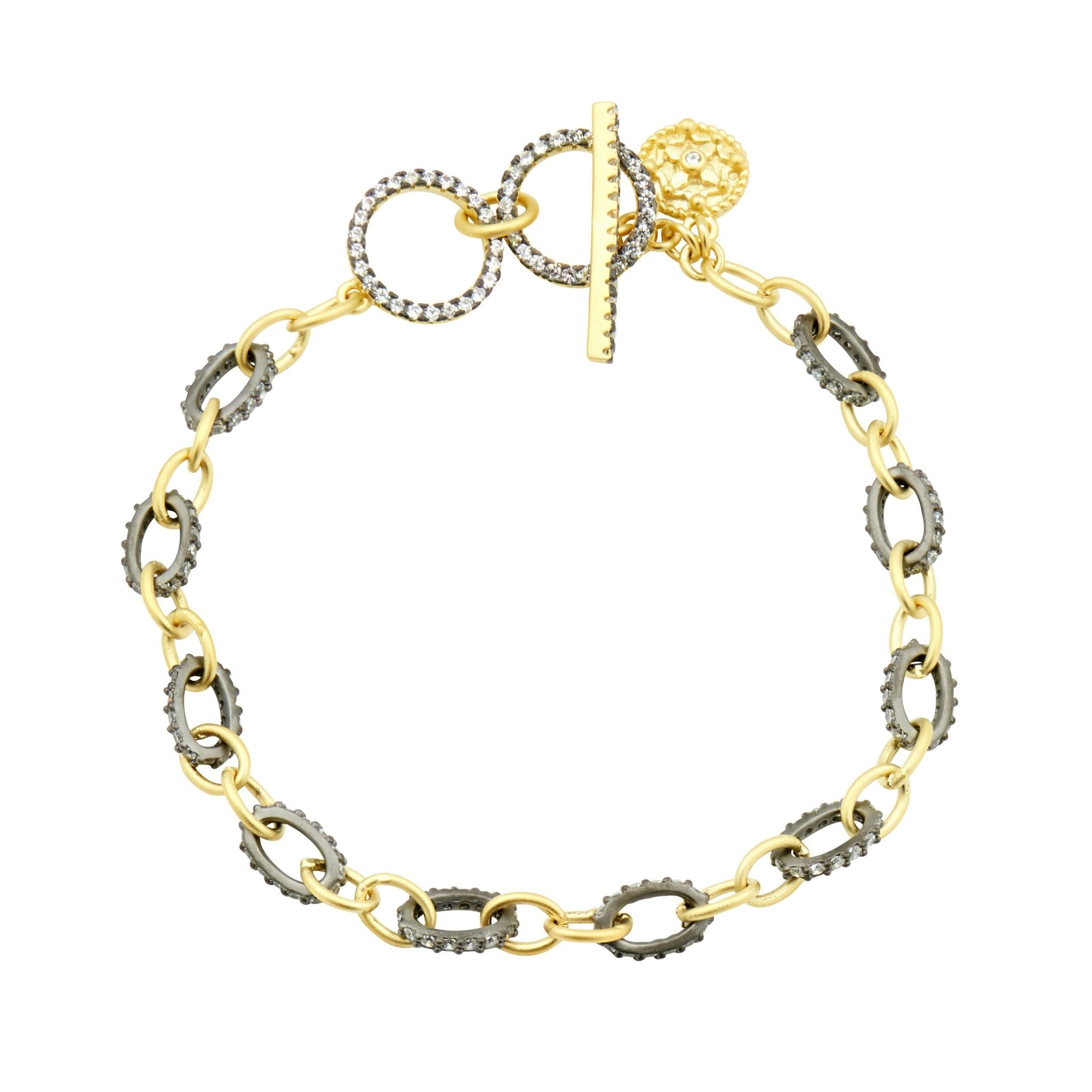 Elegant Two-Tone Gold and Silver Chain Link Bracelet for Women - Perfect for Casual Wear, Parties, and Gift Giving