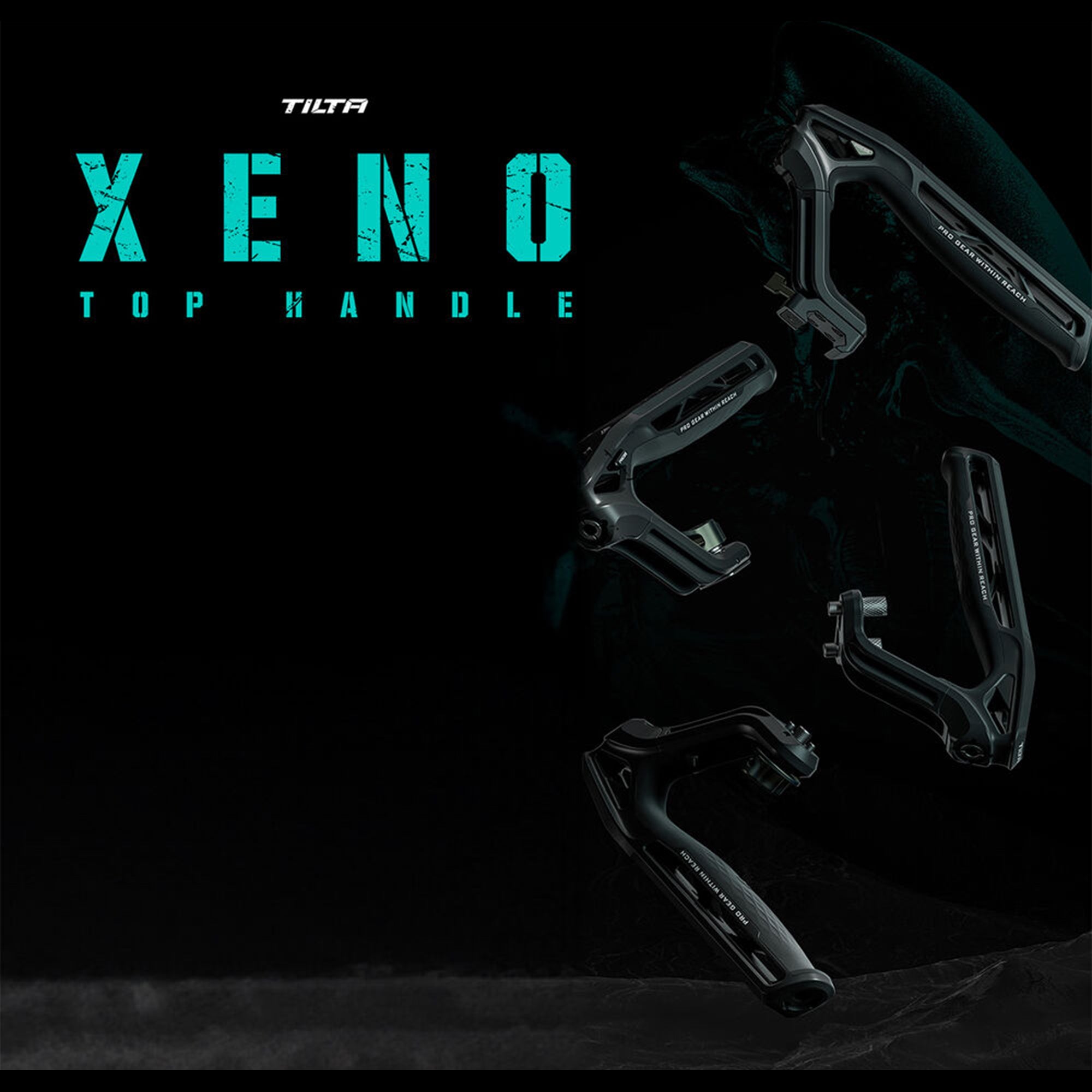 Tilta Xeno Top Handle with NATO Clamp - Black | Camera Rig Handle for DSLR & Mirrorless Cameras | Perfect for Filmmaking, Vlogging & Photography