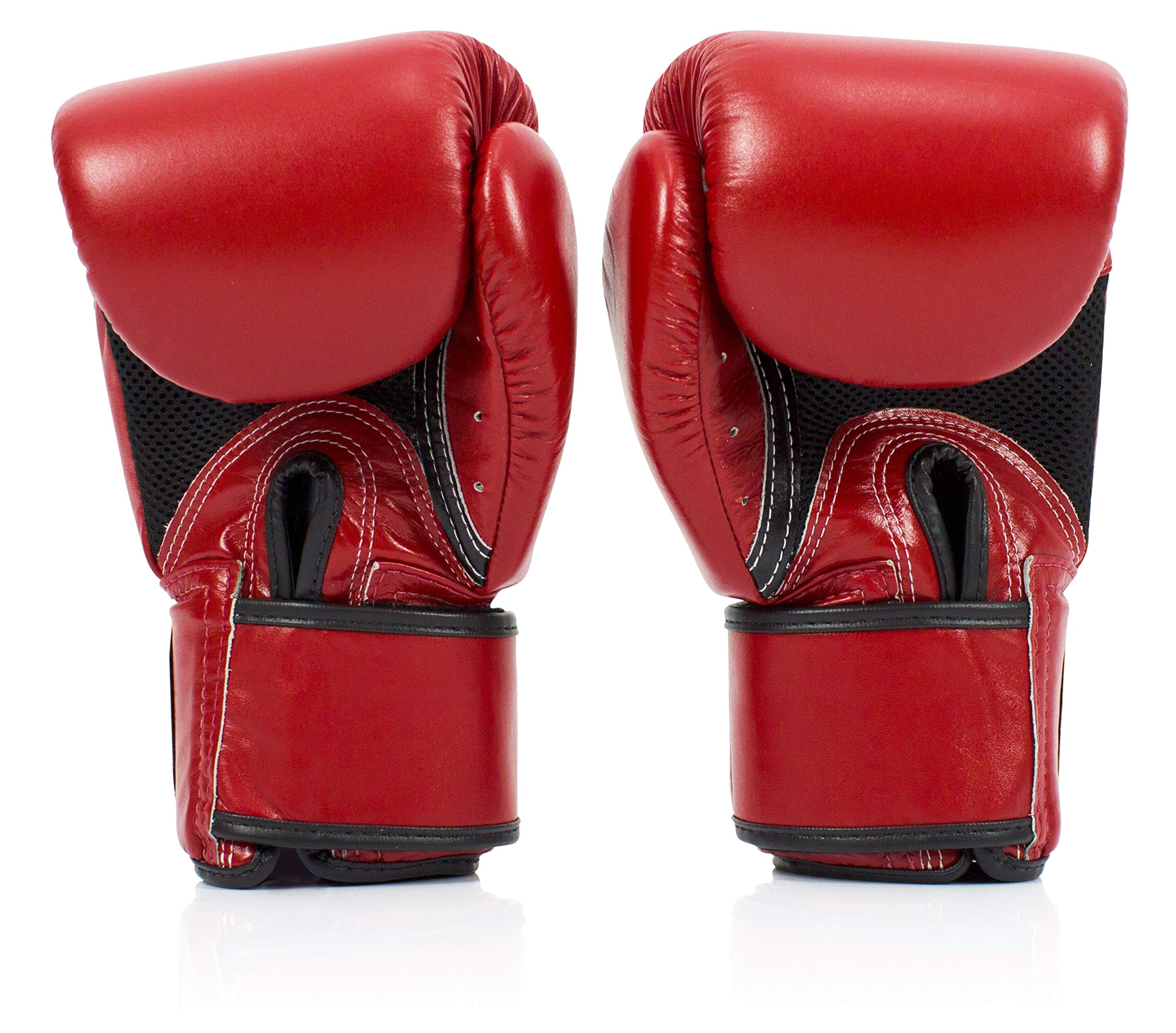 Fairtex BGV1BR Muay Thai Boxing Gloves - Breathable MMA Training Gloves for Men, Women & Kids | Premium Shock-Absorbent Kickboxing & Gym Workout Gloves | Ideal for Sparring, Bag Work & Fitness Training