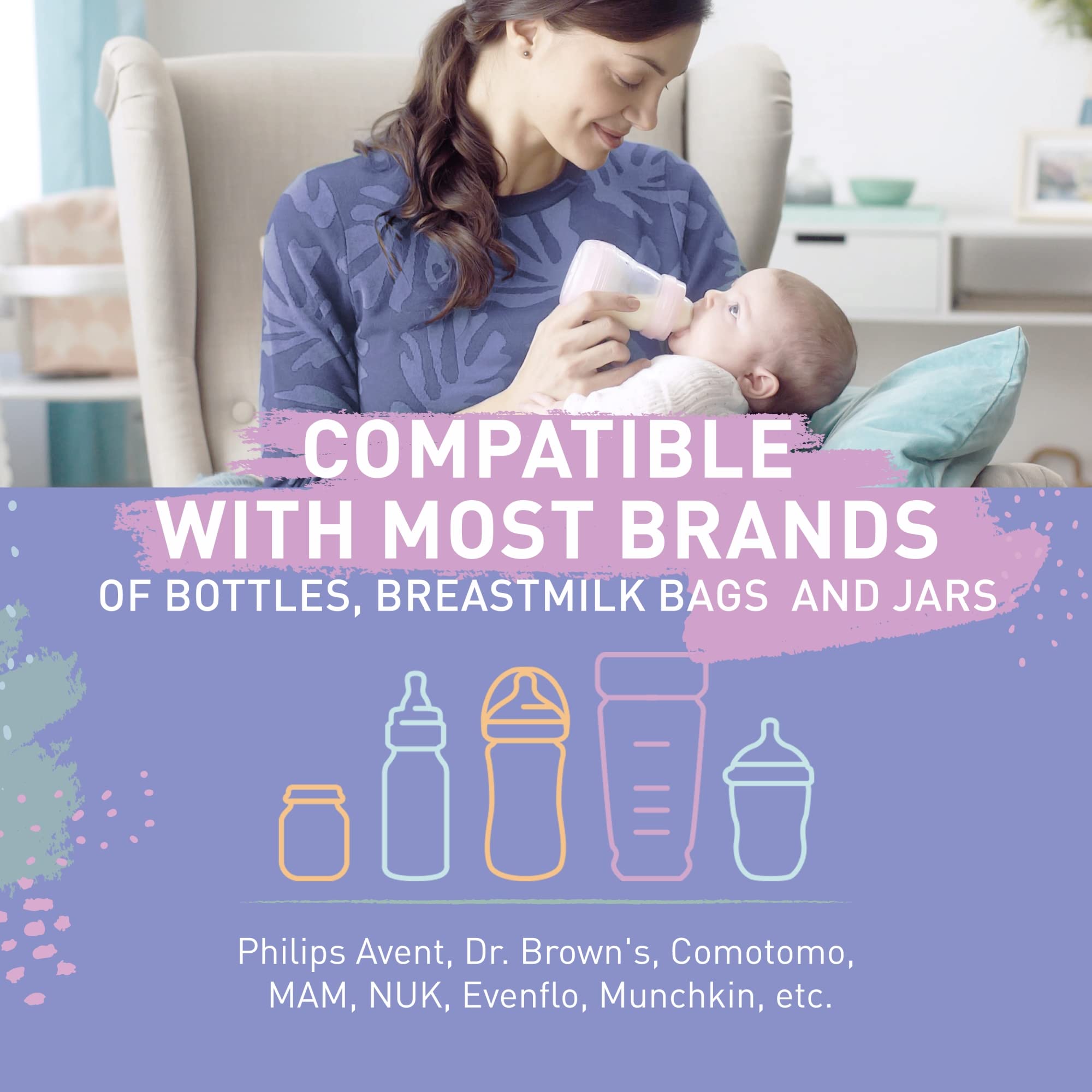 Best Baby Bottle Warmer with Timer - Digital Breastmilk & Formula Heater for Newborns - Precise Temperature Control - Fits All Standard Bottles - Auto Shut-Off & Compact Design - Perfect for Home, Travel & Daycare Use