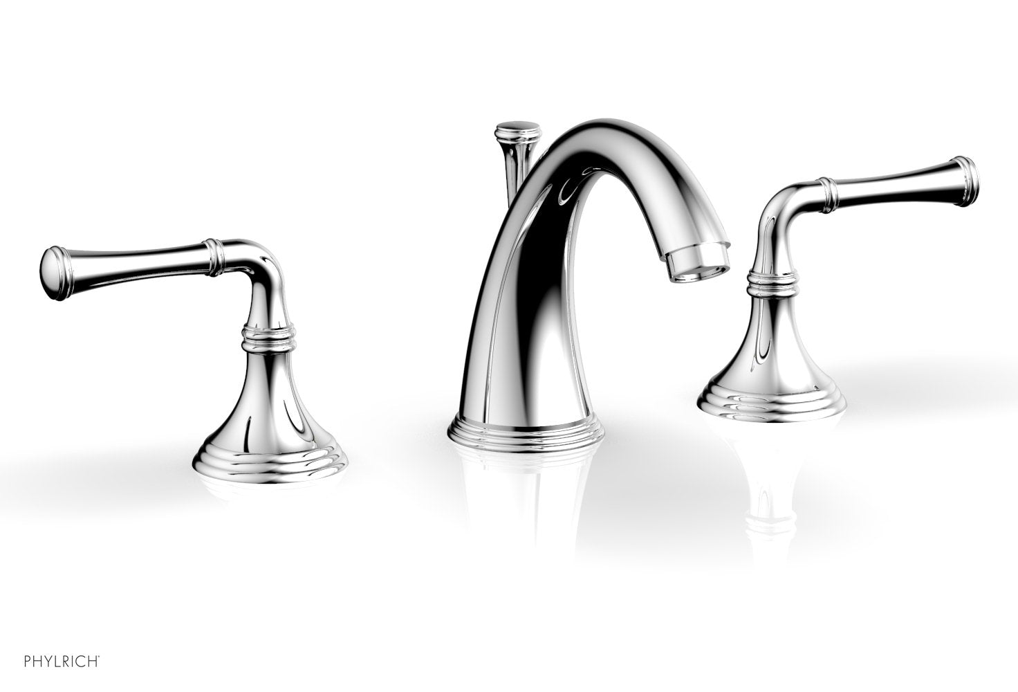 3-Hole Widespread Bathroom Faucet - D205 Brushed Nickel Finish for Vanity Sink - Perfect for Modern Home & Commercial Restrooms
