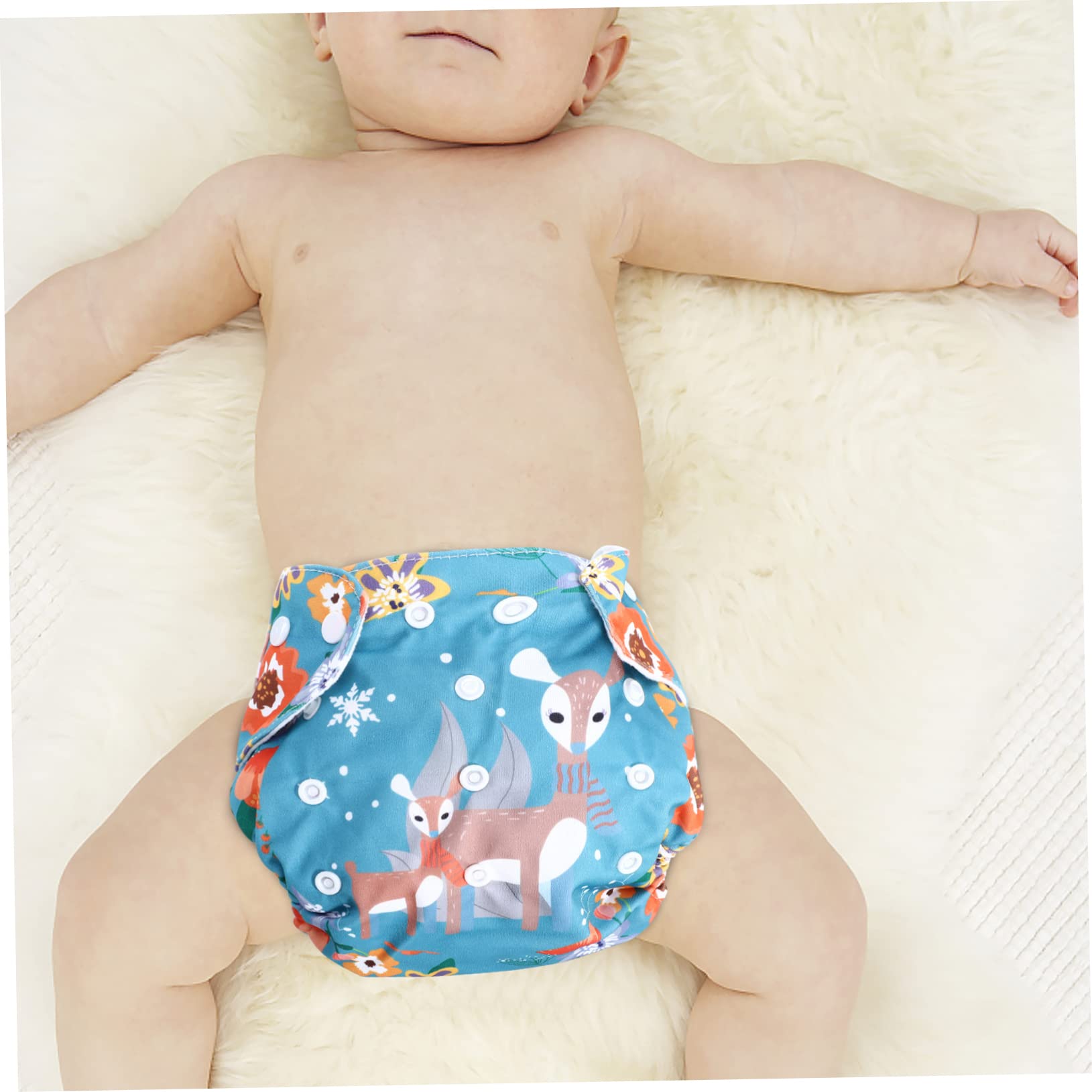Beatifufu 1pc Baby Diaper Pants - Waterproof & Breathable Training Underwear with Adjustable Snap Closure for Easy Changing - Ideal for Potty Training Toddlers and Overnight Protection