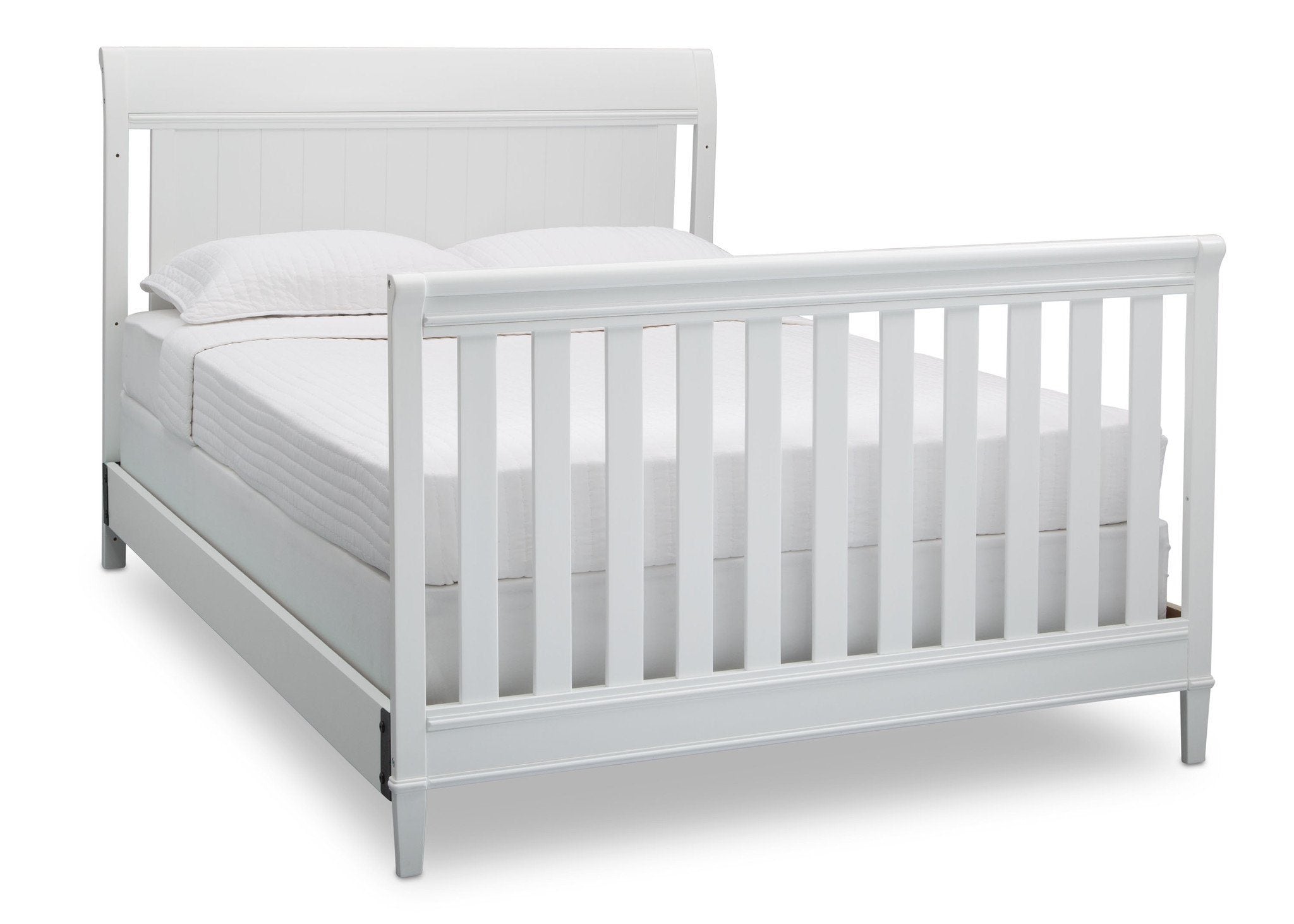 New Haven 4-in-1 Convertible Baby Crib - Toddler Bed, Daybed & Full-Size Bed - Safe Nursery Furniture for Boys & Girls - Perfect for Bedrooms, Daycare & Guest Rooms
