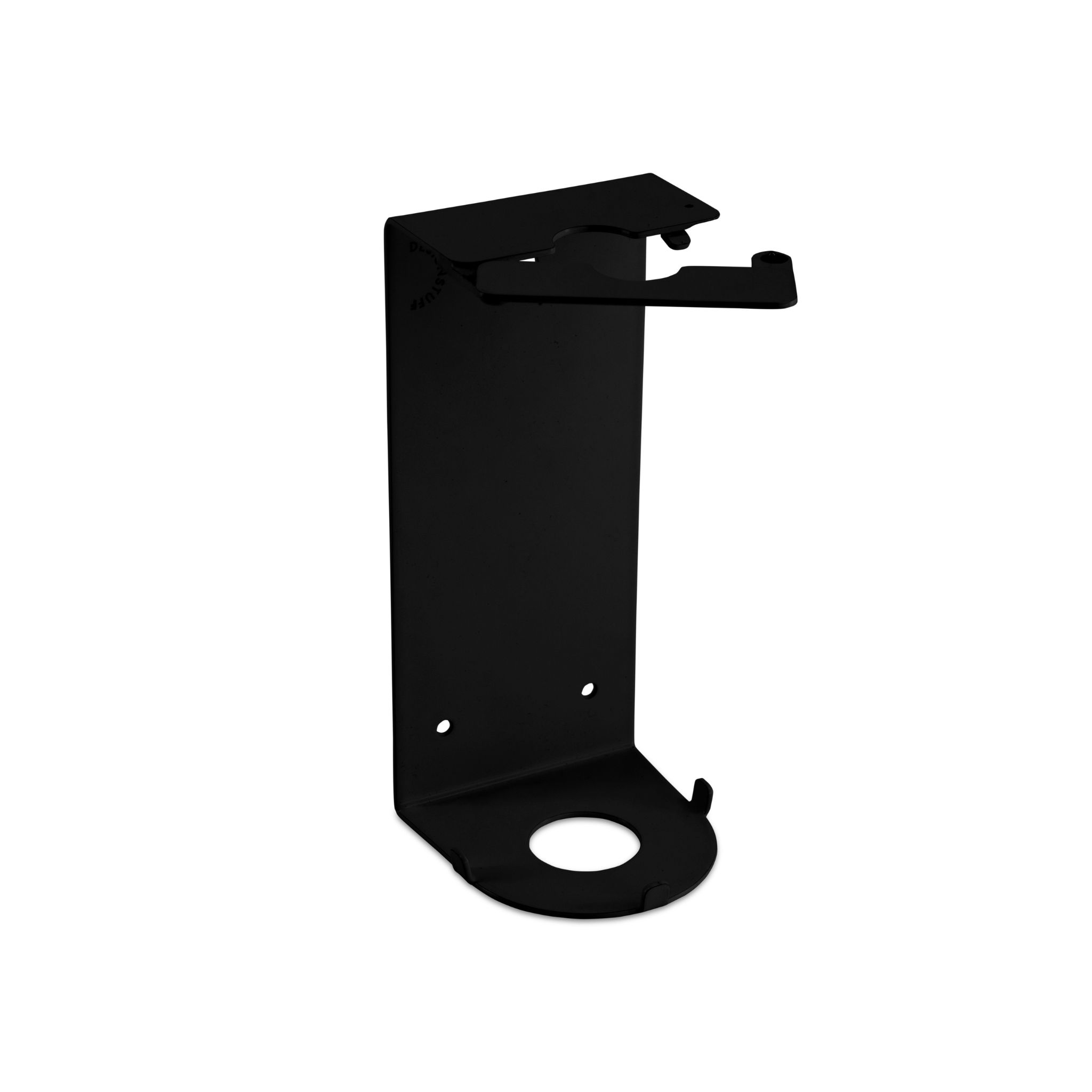 DESIGNSTUFF Lockable Soap Dispenser Holder - 500ml Single Wall Mount - Black | Bathroom & Kitchen Organizer for Liquid Soap & Hand Sanitizer