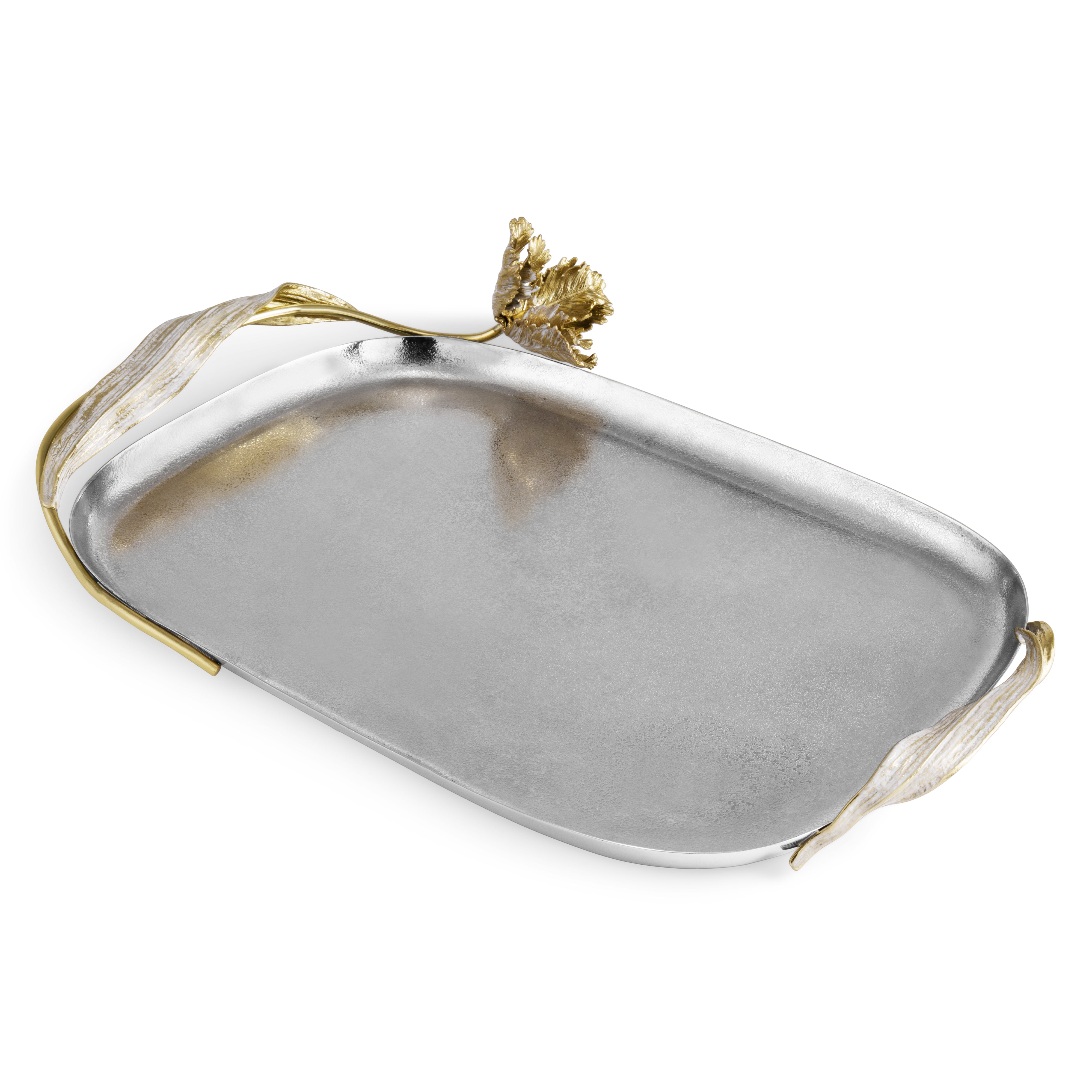 Tulip Large Tray - Elegant Serving Tray for Dining, Kitchen, and Home Decor | Perfect for Entertaining, Breakfast in Bed, and Organizing