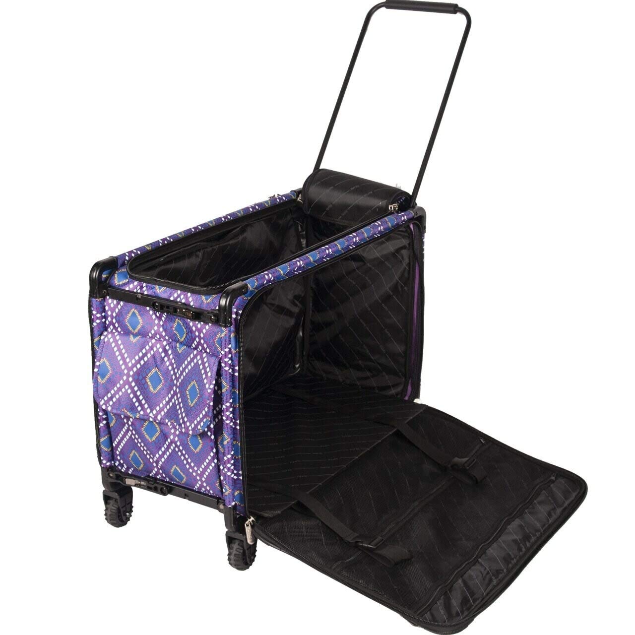 Tutto Brown 19 Inch Embroidery Project Bag - Perfect for Sewing, Quilting & Craft Supplies Storage - Durable Organizer for Needlework & DIY Accessories