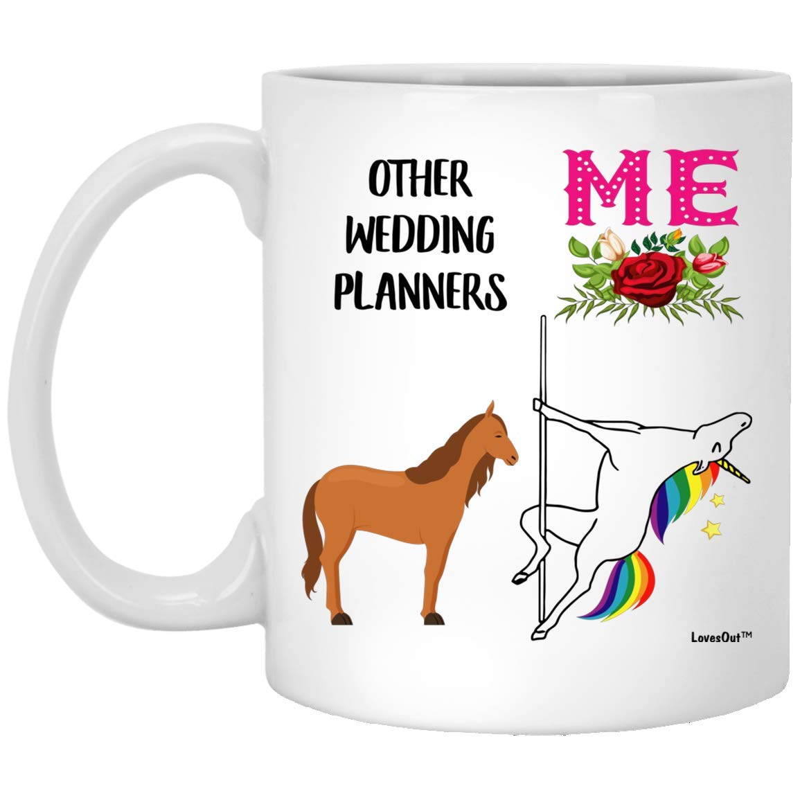 Funny Unicorn Coffee Mug - 11oz Ceramic Cup for Wedding Planners, Women & Moms - Perfect Gift for Mother's Day 2024, Christmas - Great for Office, Home & Unicorn Lovers