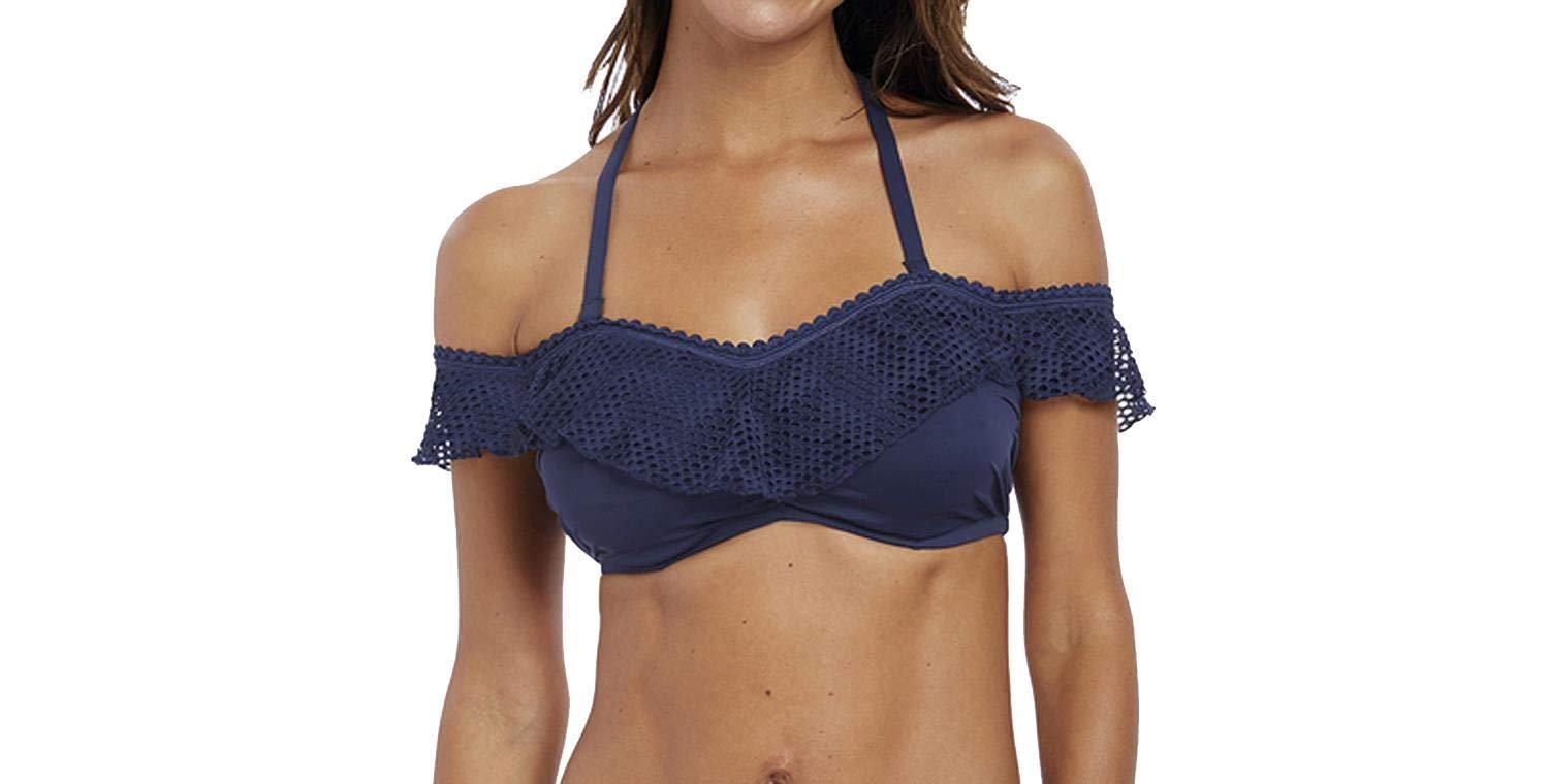 Fantasie Women's Marseille Underwire Bandeau Bikini Top - Supportive Swimwear for Beach, Pool & Vacation | Plus Size & Full Bust Options