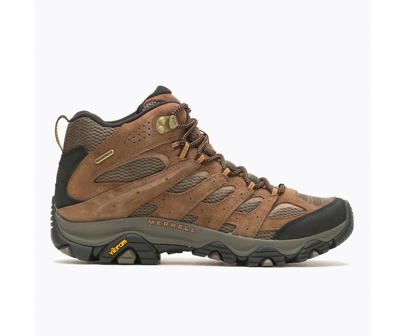 Men's MOAB 3 Mid WP Waterproof Hiking Boots - Lightweight & Durable Outdoor Shoes for Trail Running, Camping & Backpacking Adventures