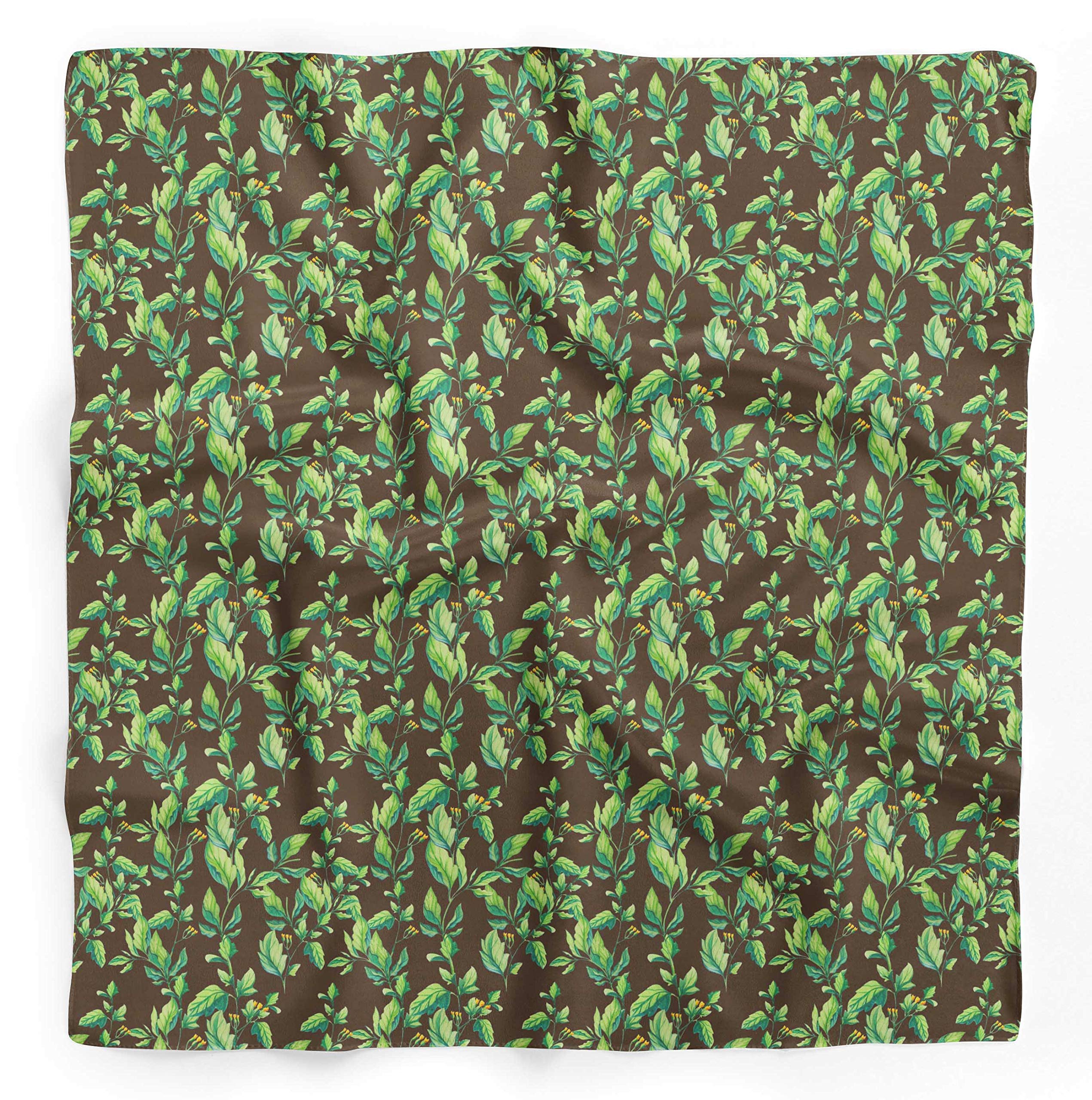 Bimba Printed Pure Silk Scarf for Women - Elegant Hair Wrap, Neck Scarf & Head Bandana - Perfect for Parties, Weddings & Everyday Fashion Accessories