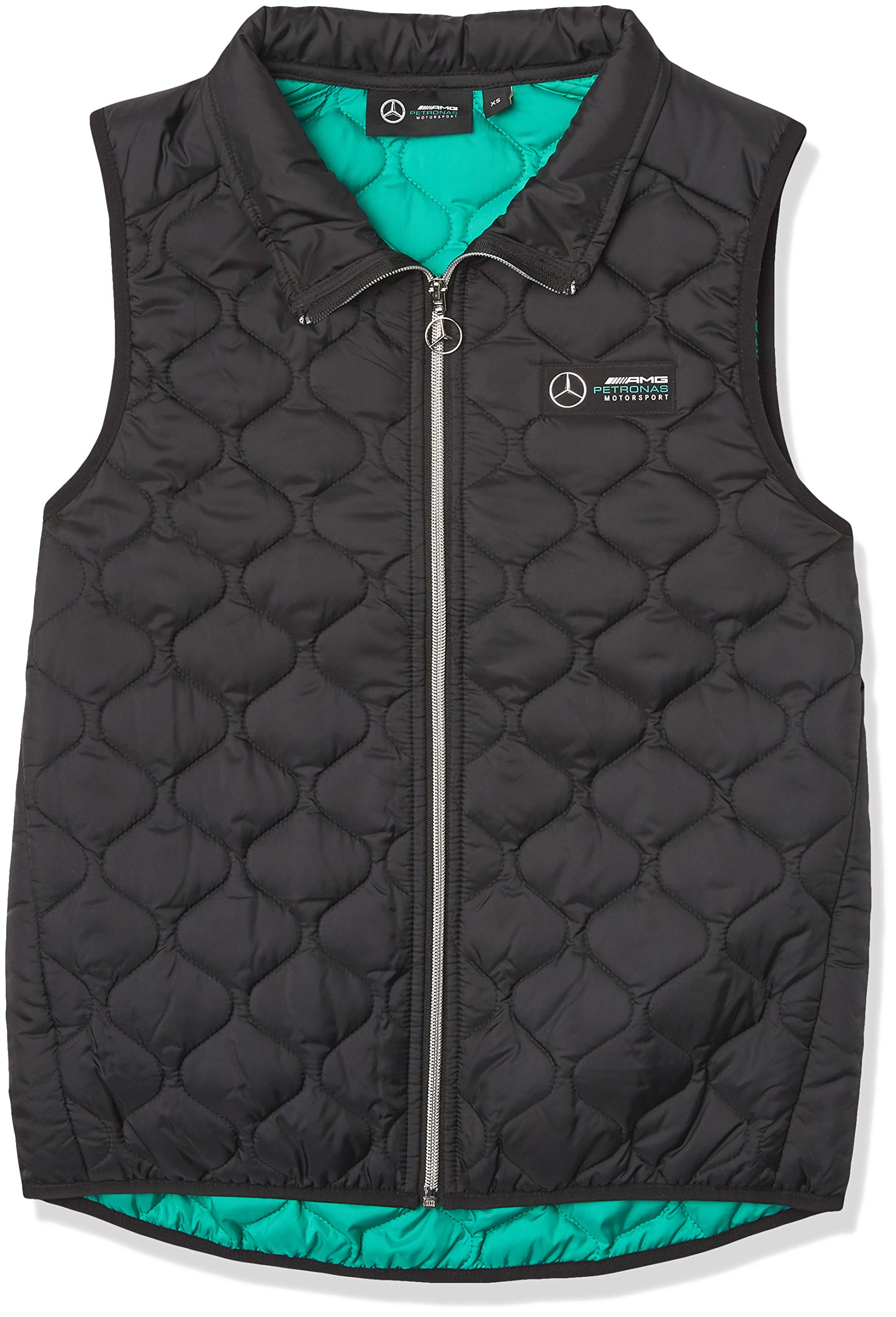 Fuel For Fans Formula 1 Men's Padded Full Zip Vest Jacket - Stylish Racing-Inspired Outerwear for Casual Wear & Motorsport Events