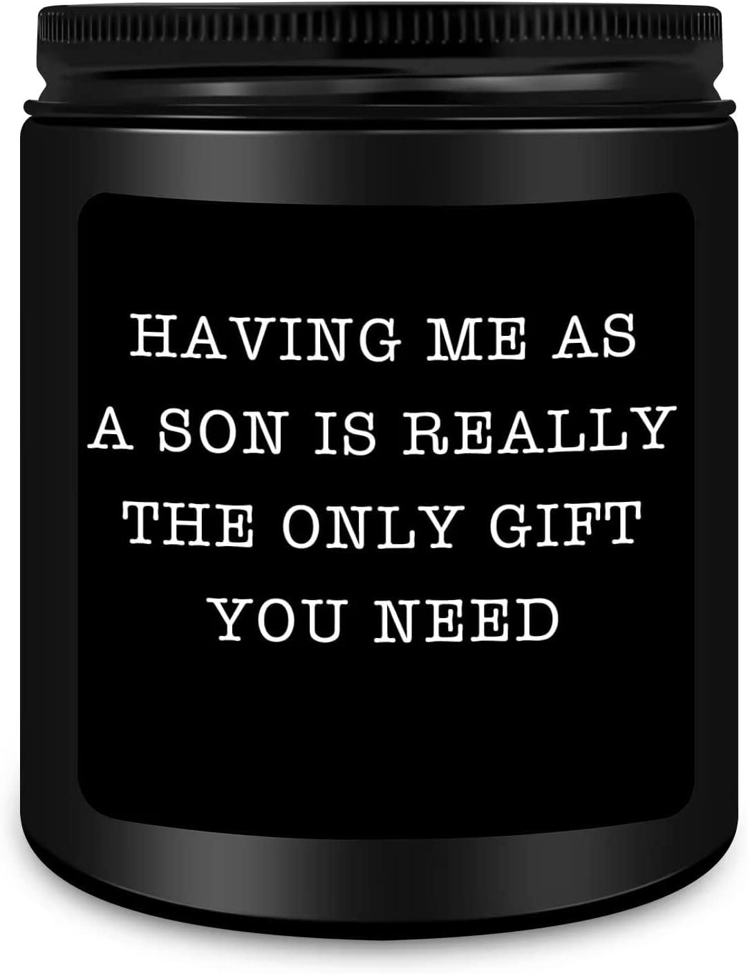 Funny Lavender Scented Candles - Thoughtful Birthday, Mother's Day & Father's Day Gifts for Parents from Son - Perfect for Christmas, Thanksgiving & Relaxation at Home