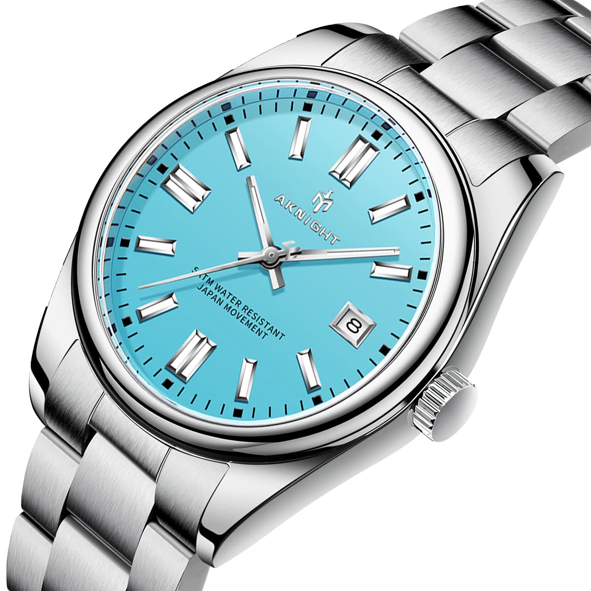 Waterproof Stainless Steel Men's Analog Chronograph Watch - Fashionable Dress Watch with Luminous Hands & Easy Read Dial - Perfect Gift for Business, Formal Events & Everyday Wear