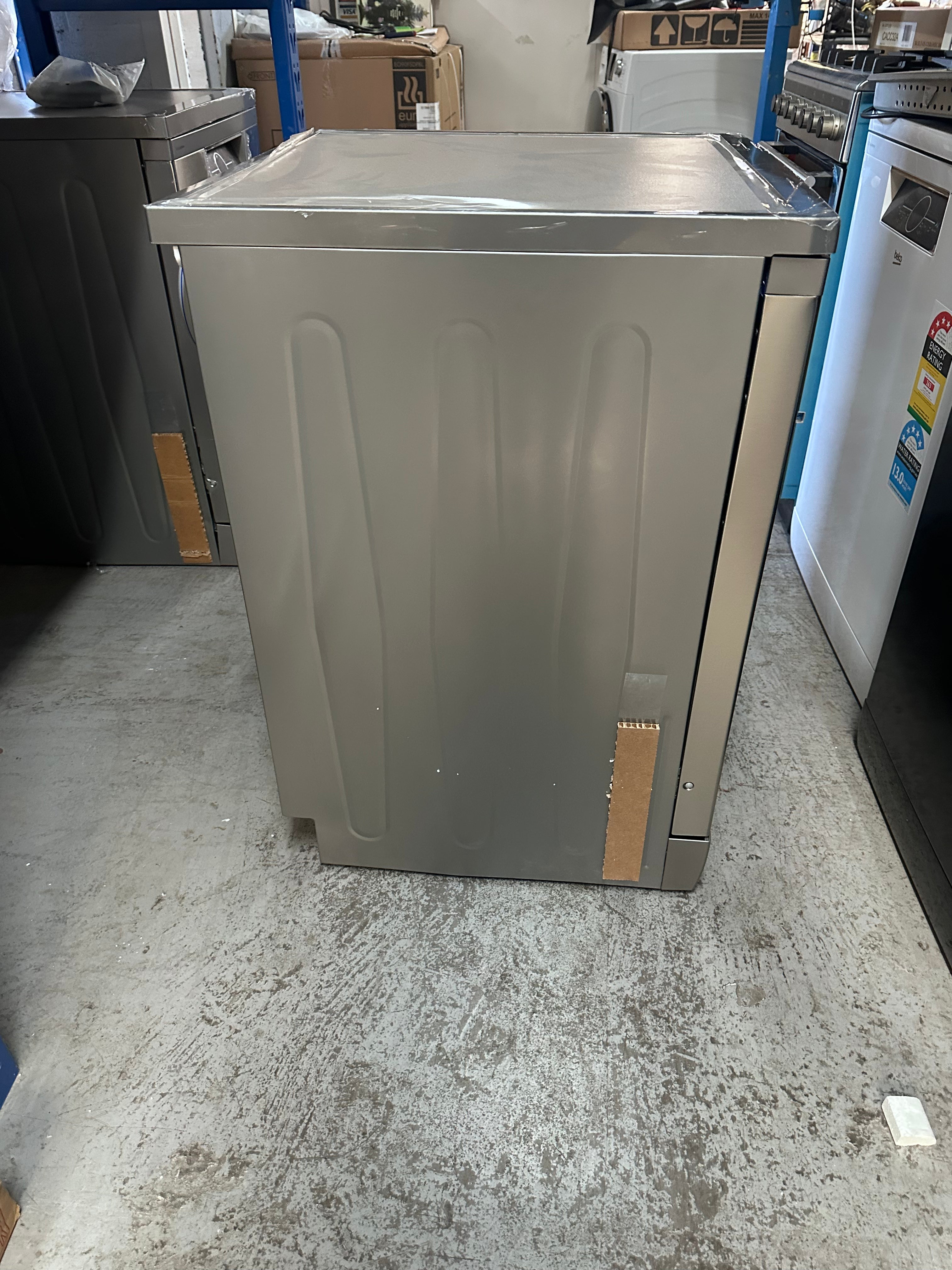 Beko BDFB1410X 14 Place Freestanding Dishwasher - Stainless Steel, Energy Efficient, European Made (Carton Damaged) - Perfect for Small Kitchens, Apartments & Open-Plan Homes