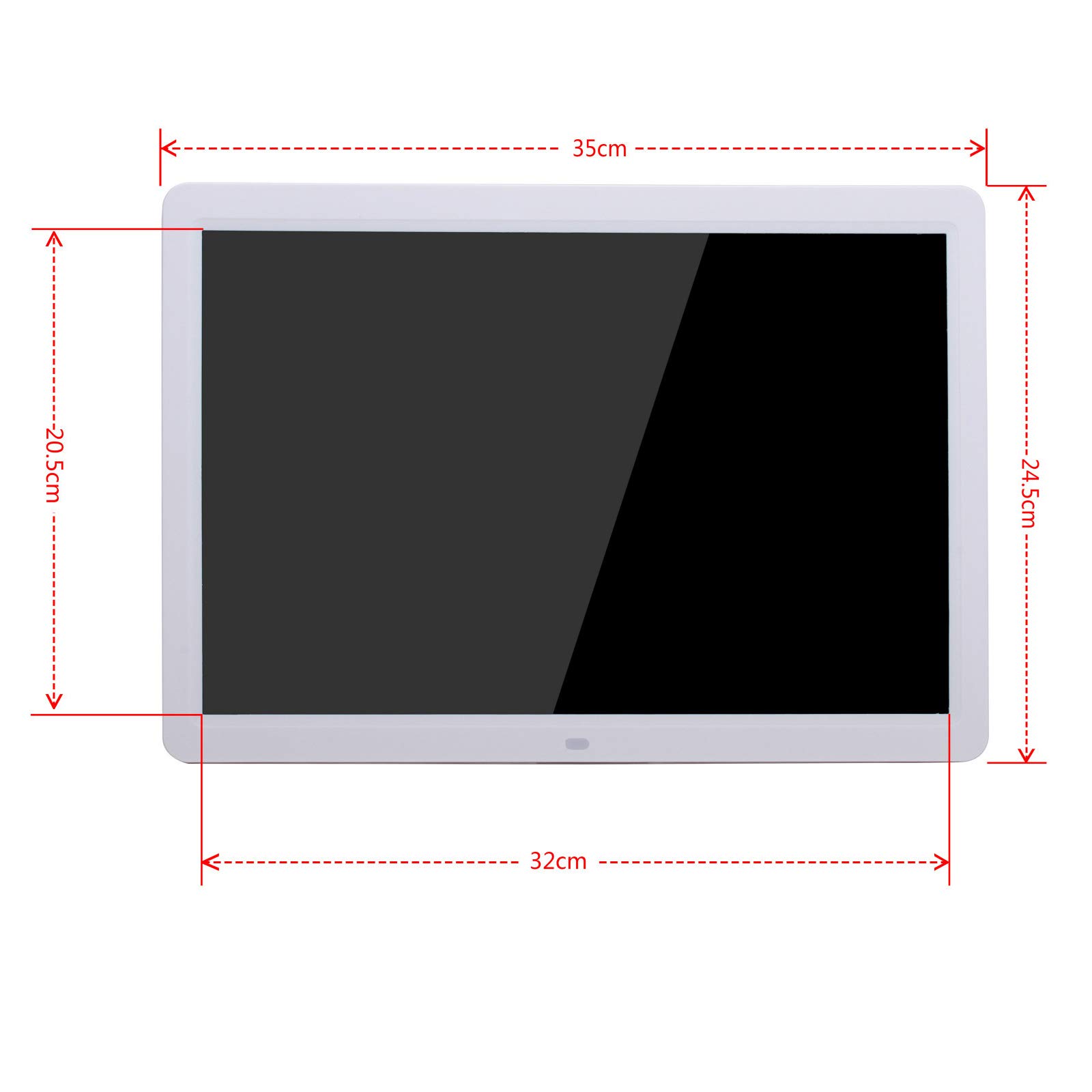 15 Inch Digital Photo Frame - 1280x800 HD Resolution, Multi-Function Electronic Album with Slide Show, Timer, Music & Video Playback - Perfect for Home Decor, Office Display & Gift Giving