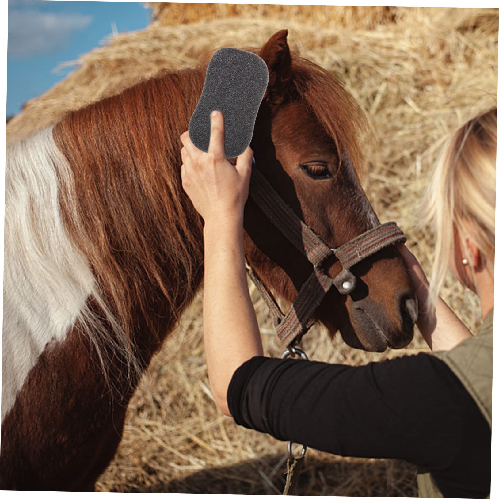 5-Pack Soft Bath Sponges for Horses - Gentle Grooming Sponge with Smooth Surface & Durable Design - Perfect for Horse Cleaning, Washing, and Skin Care - Ideal for Stables, Barns, and Equine Grooming Sessions