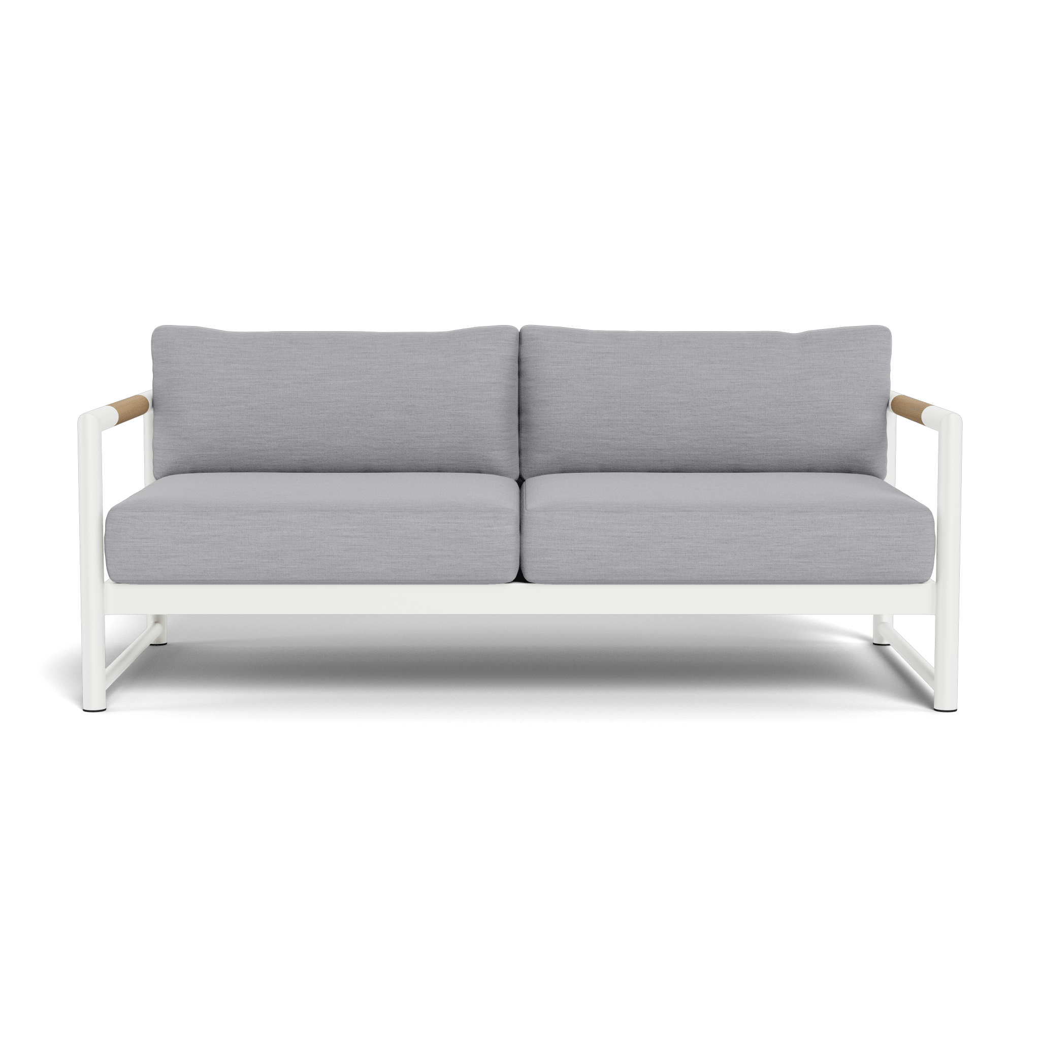 Breeze XL Aluminum 2-Seat Outdoor Patio Sofa - Lightweight & Durable Garden Furniture for Poolside, Deck, or Backyard Relaxation
