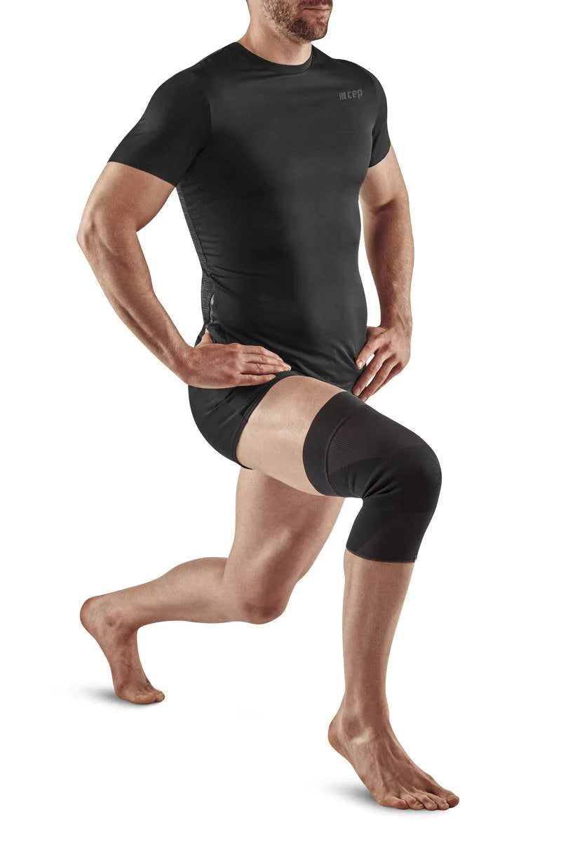 CEP Unisex Mid Support Knee Sleeve - Black | Compression Sleeve for Running, Gym, Basketball & Arthritis Pain Relief