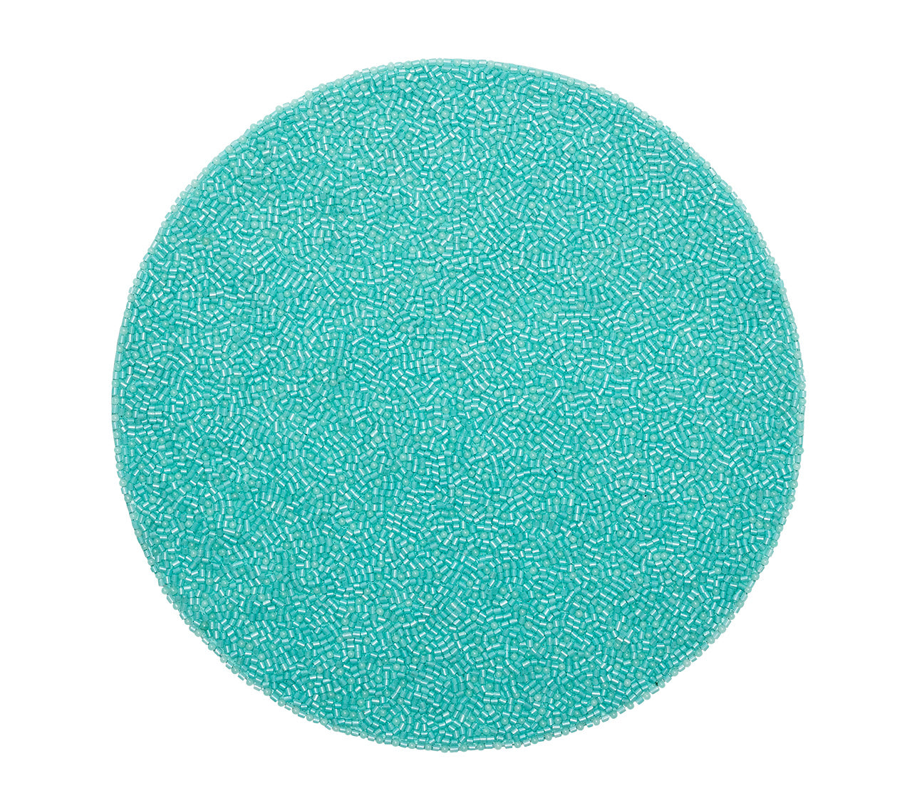 Turquoise Perennial Placemats Set of 4 - Waterproof & Heat-Resistant Table Mats for Dining Room, Kitchen, or Outdoor Picnic Use