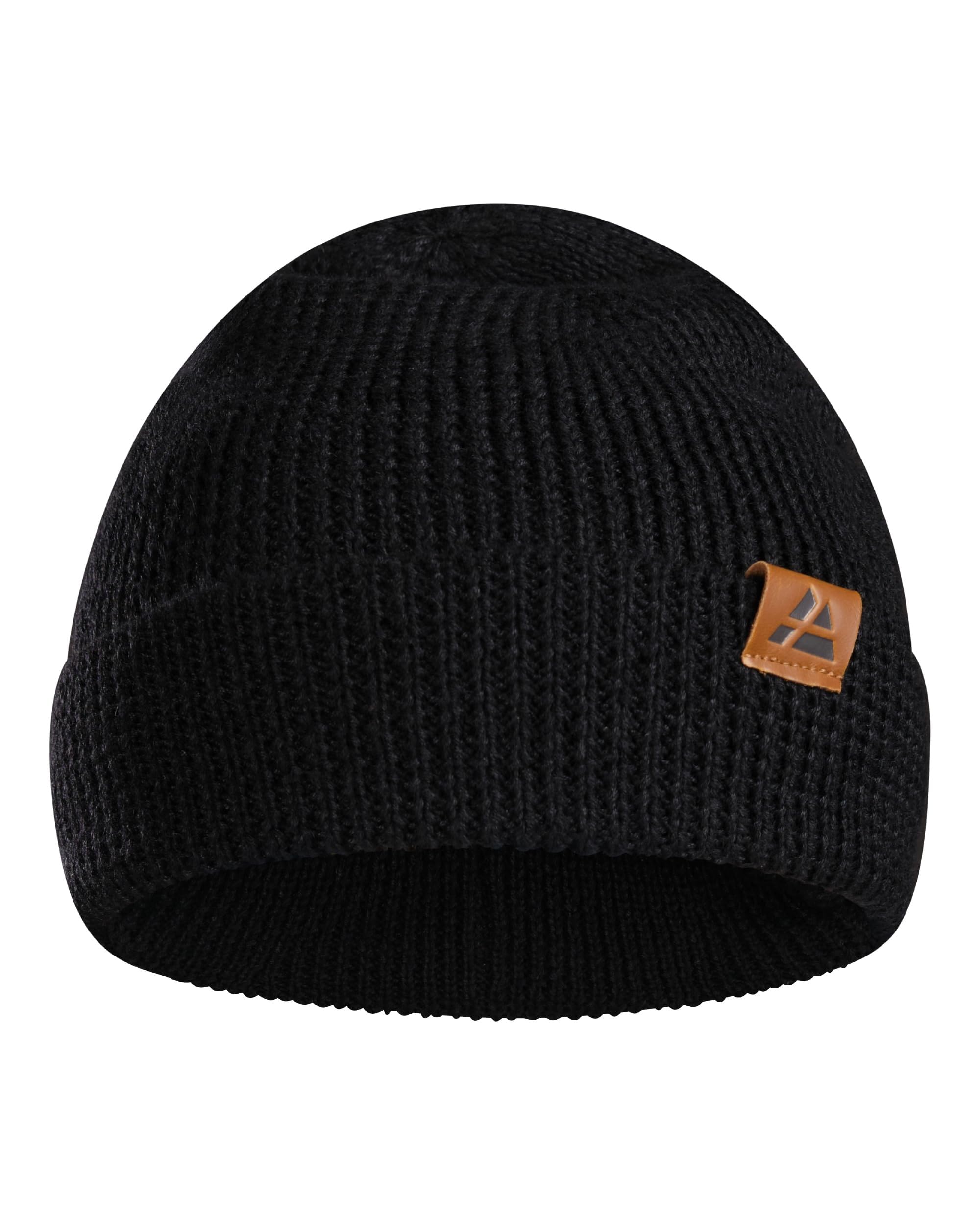 DANISH ENDURANCE Merino Wool Beanie for Men & Women - Soft Warm Knitted Winter Hat for Cold Weather - Perfect for Skiing, Hiking & Outdoor Activities
