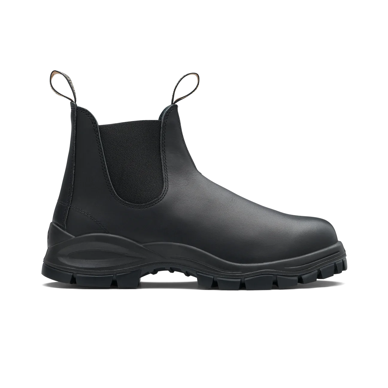 Blundstone 2240 Black Leather Chelsea Boots with Lug Sole - Durable & Comfortable for Outdoor, Work & Casual Wear