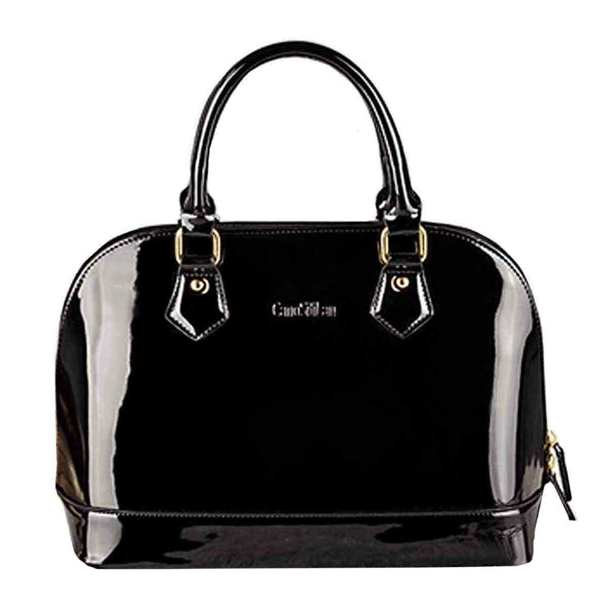 Stylish Mily Dome Satchel Handbag - Patent Leather Candy Color Jelly Shoulder Tote Bag for Women - Perfect for Work, Travel & Everyday Use