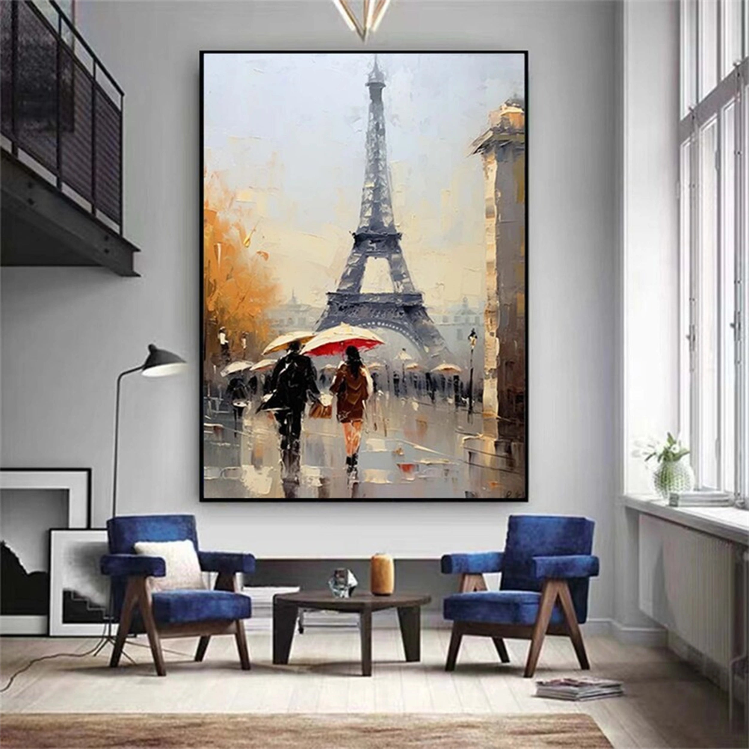 Urban Landscape Painting #UL 026 - Modern Wall Art for Home & Office Decor - Perfect for Living Room, Bedroom or Workspace