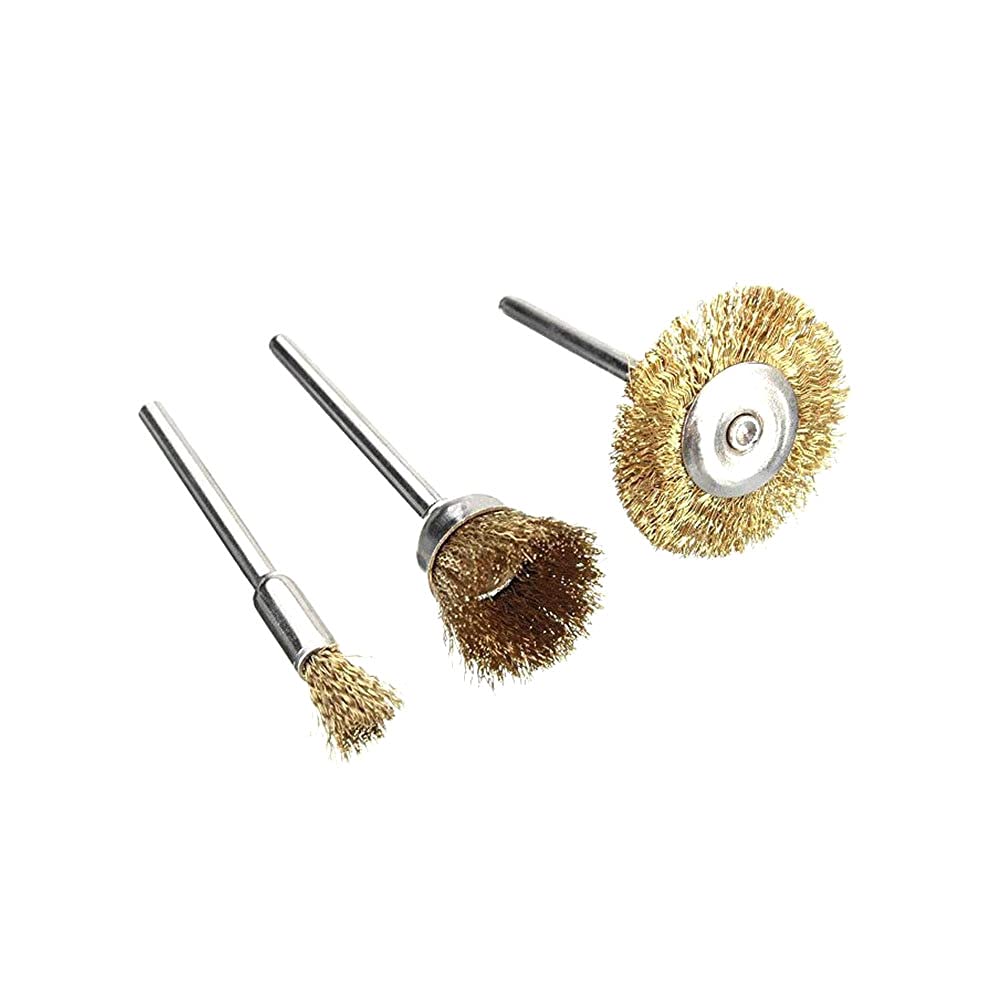 36pcs Steel Wire Brush Set - Polishing Wheel Brushes for Metal Grinding, Welding & Surface Pretreatment - Ideal for DIY, Auto Repair & Metalworking Projects