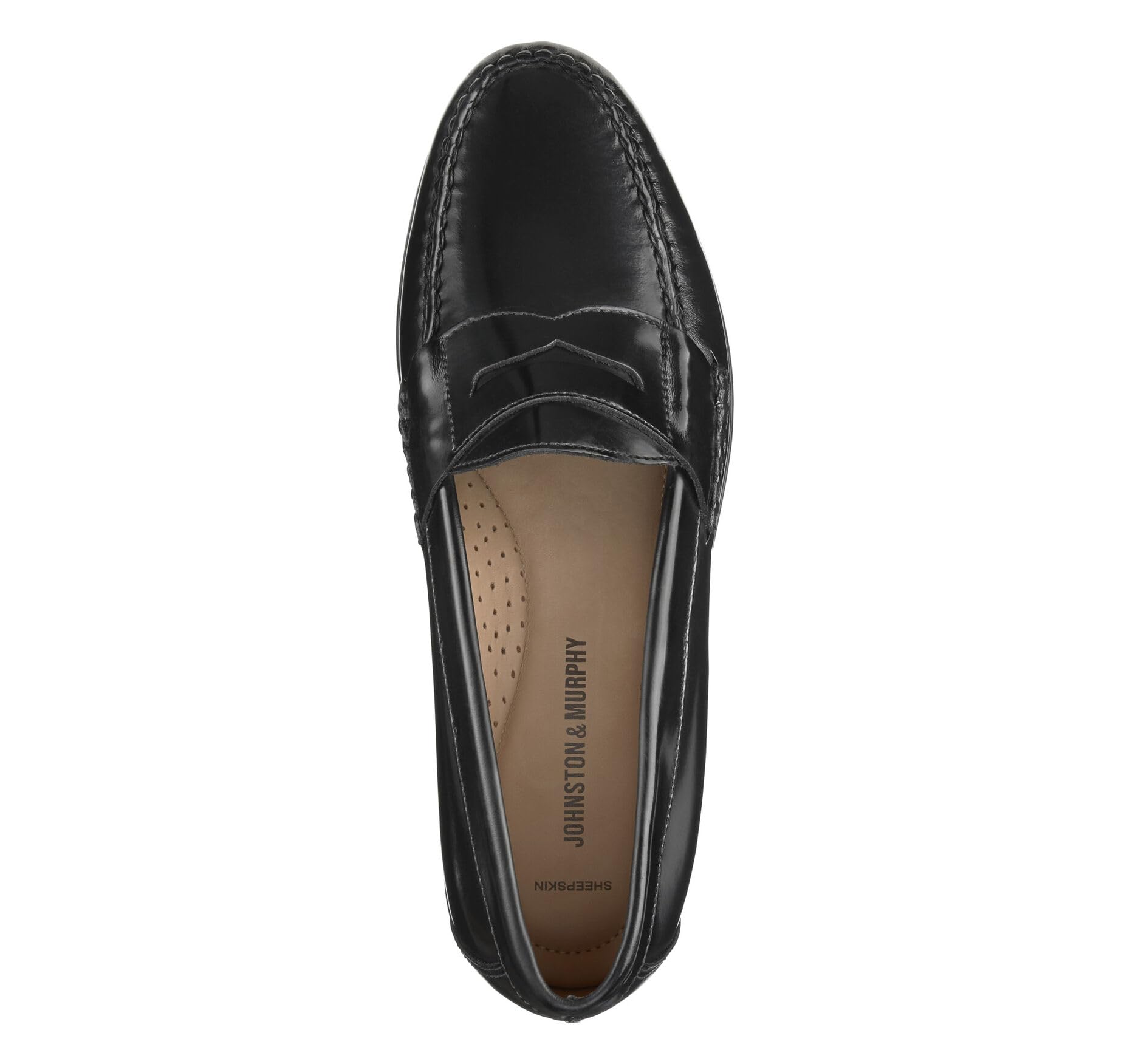 Johnston & Murphy Men's Hayes Penny Loafer - Comfortable Dress Casual Shoes for Business & Office Wear | Slip-On Loafers for Men, Perfect for Work, Weddings & Formal Occasions