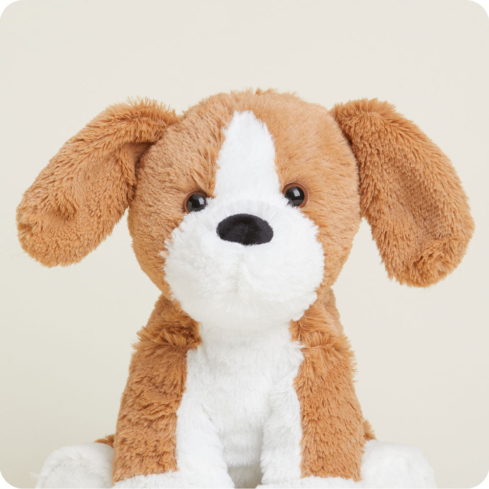 Weighted Heated Beagle Stuffed Animal - Warmies Plush Toy for Anxiety Relief & Comfort - Perfect for Kids, Adults & Stress Relief at Home or Travel