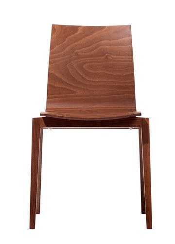 Stockholm Side Chair by Ton - Modern Wooden Dining Chair for Kitchen, Restaurant & Office - Scandinavian Design with Comfortable Seat & Sturdy Frame