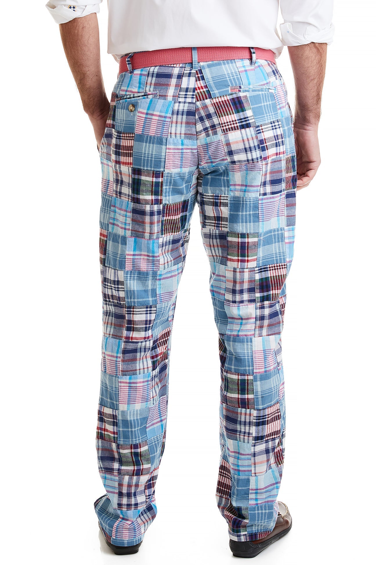 Harbor Pant Seapoint Patch Madras - Comfortable Men's Casual Pants for Outdoor Activities and Travel