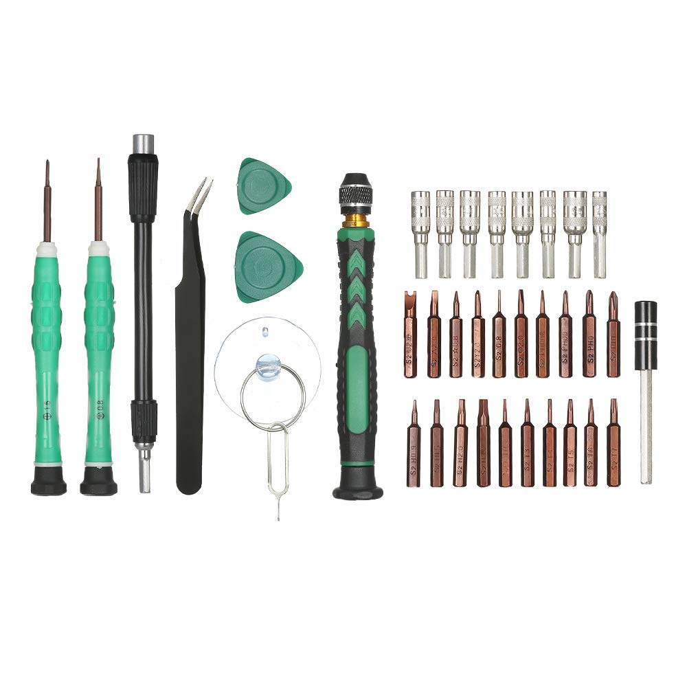 Fesjoy 38-in-1 Multi-Functional Screwdriver Set with Torx, Hex & Phillips Bits - Professional Repair Tool Kit for iPhone, Android Phones, Laptop, PC, Electronics - Perfect for Home DIY, Tech Repairs & Maintenance