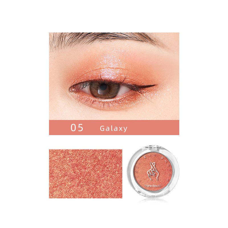 MARIEBEAUTY Glass Monochrome Eye Shadow - Long Lasting Shimmer Eyeshadow Palette for Day & Night Makeup - Perfect for Party, Wedding & Special Occasions